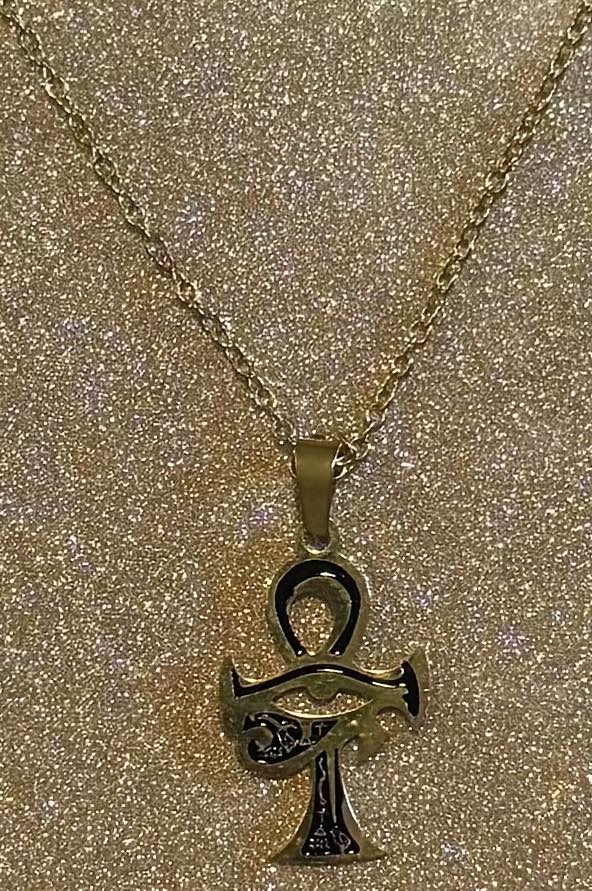 Eye Of Horus Ankh Necklace