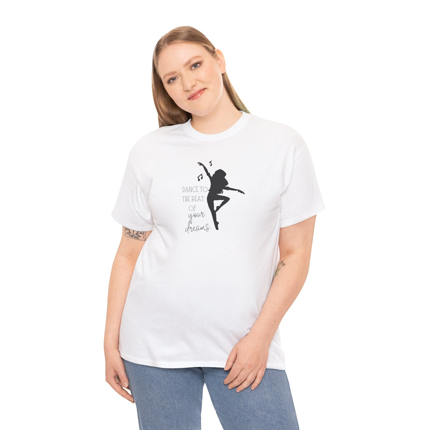 Unisex Heavy Cotton Tee-Dance To The Beat Of Your Dreams