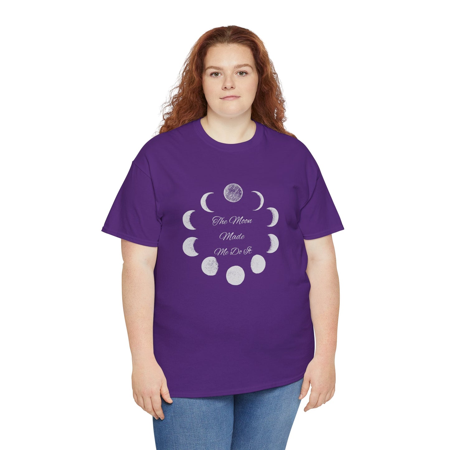 Unisex Heavy Cotton Tee-The Moon Made Me Do It