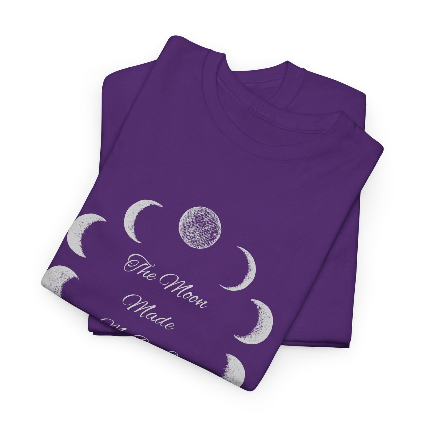 Unisex Heavy Cotton Tee-The Moon Made Me Do It
