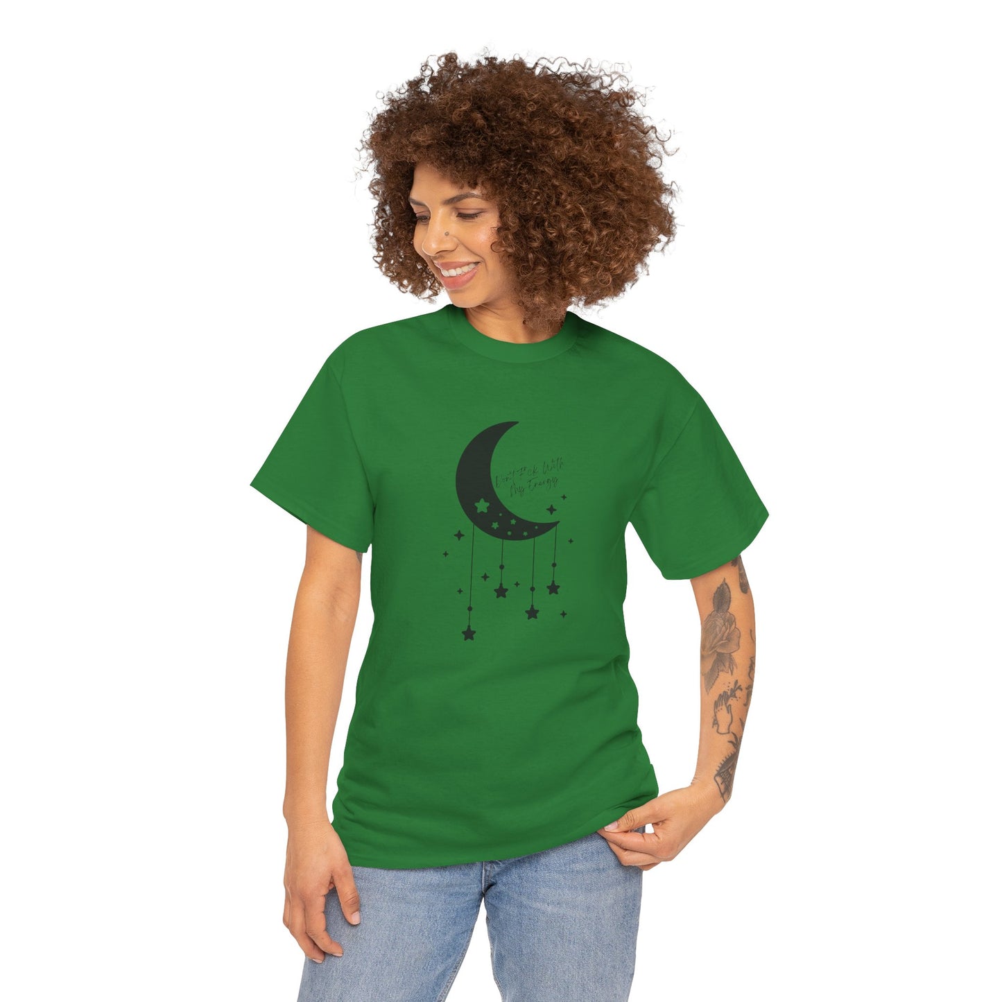 Unisex Heavy Cotton Tee-Don't F*ck With My Energy
