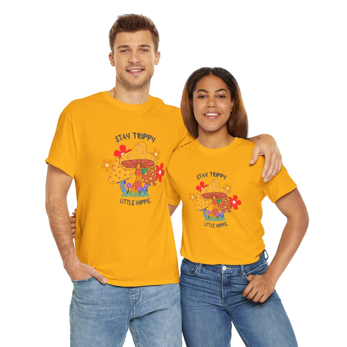 Unisex Heavy Cotton Tee-Trippy Hippie