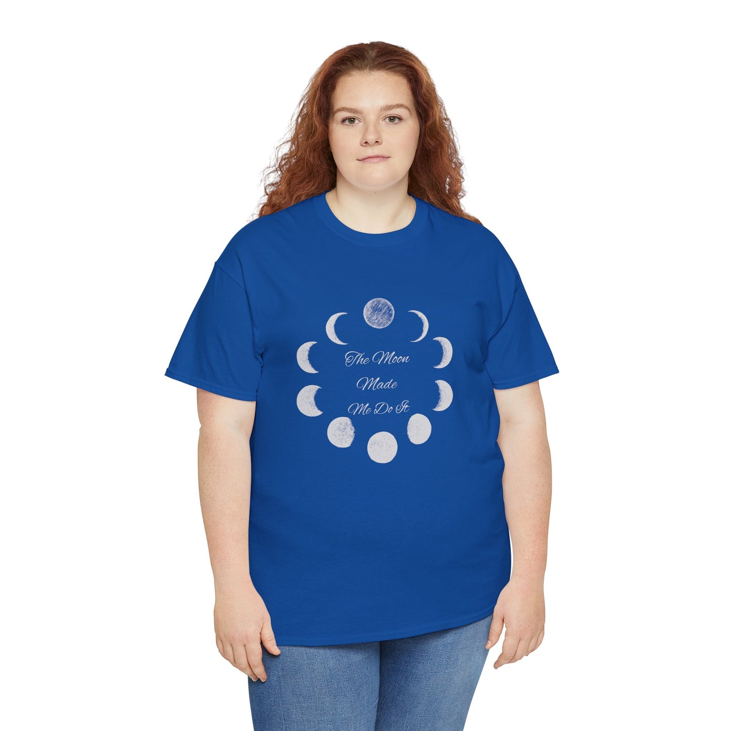 Unisex Heavy Cotton Tee-The Moon Made Me Do It