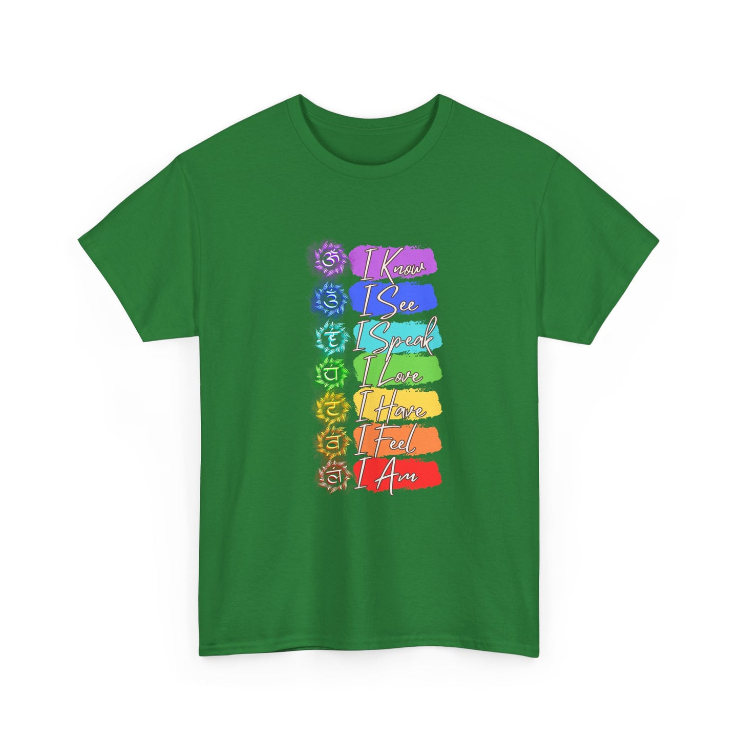 Unisex Heavy Cotton Tee- 7 chakra