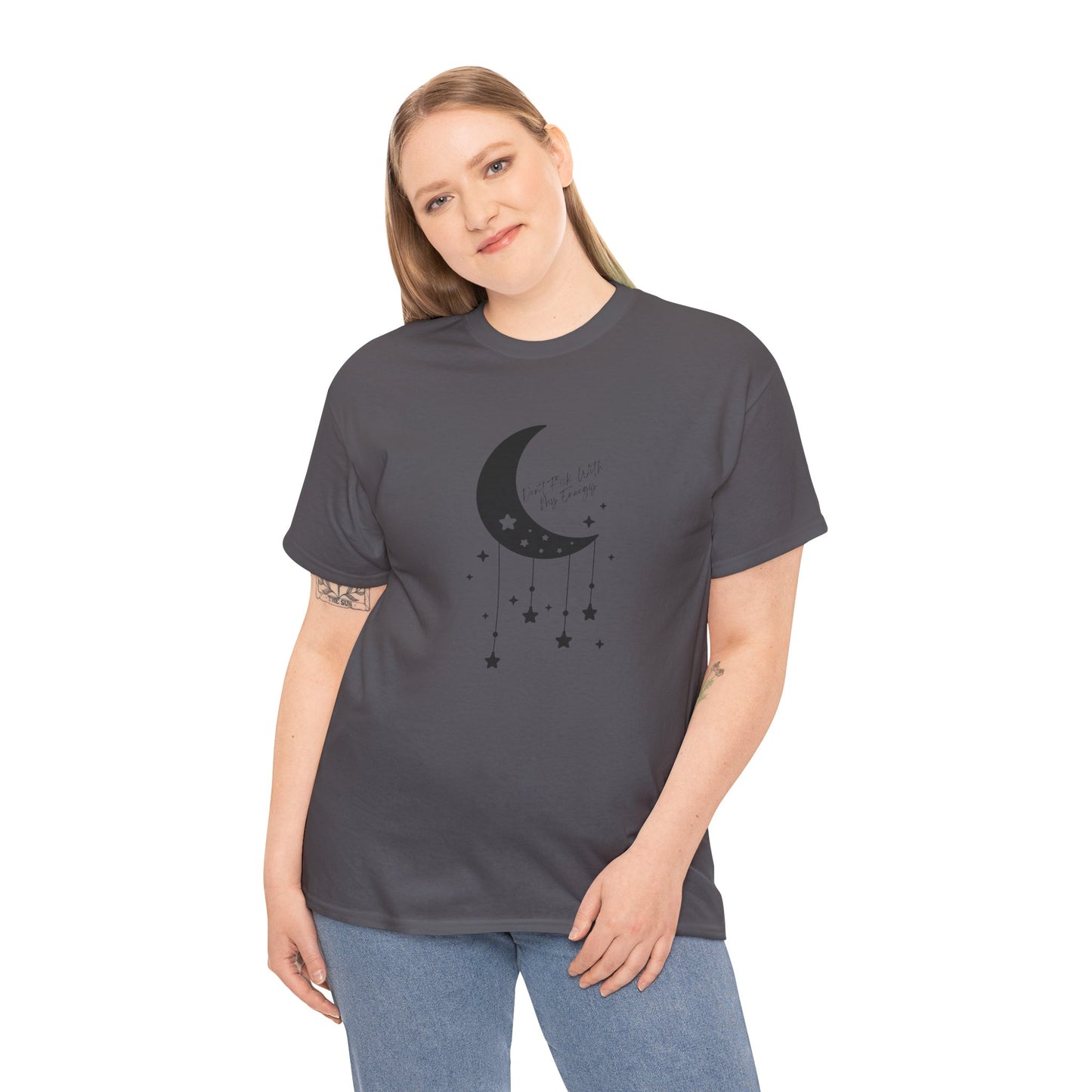 Unisex Heavy Cotton Tee-Don't F*ck With My Energy