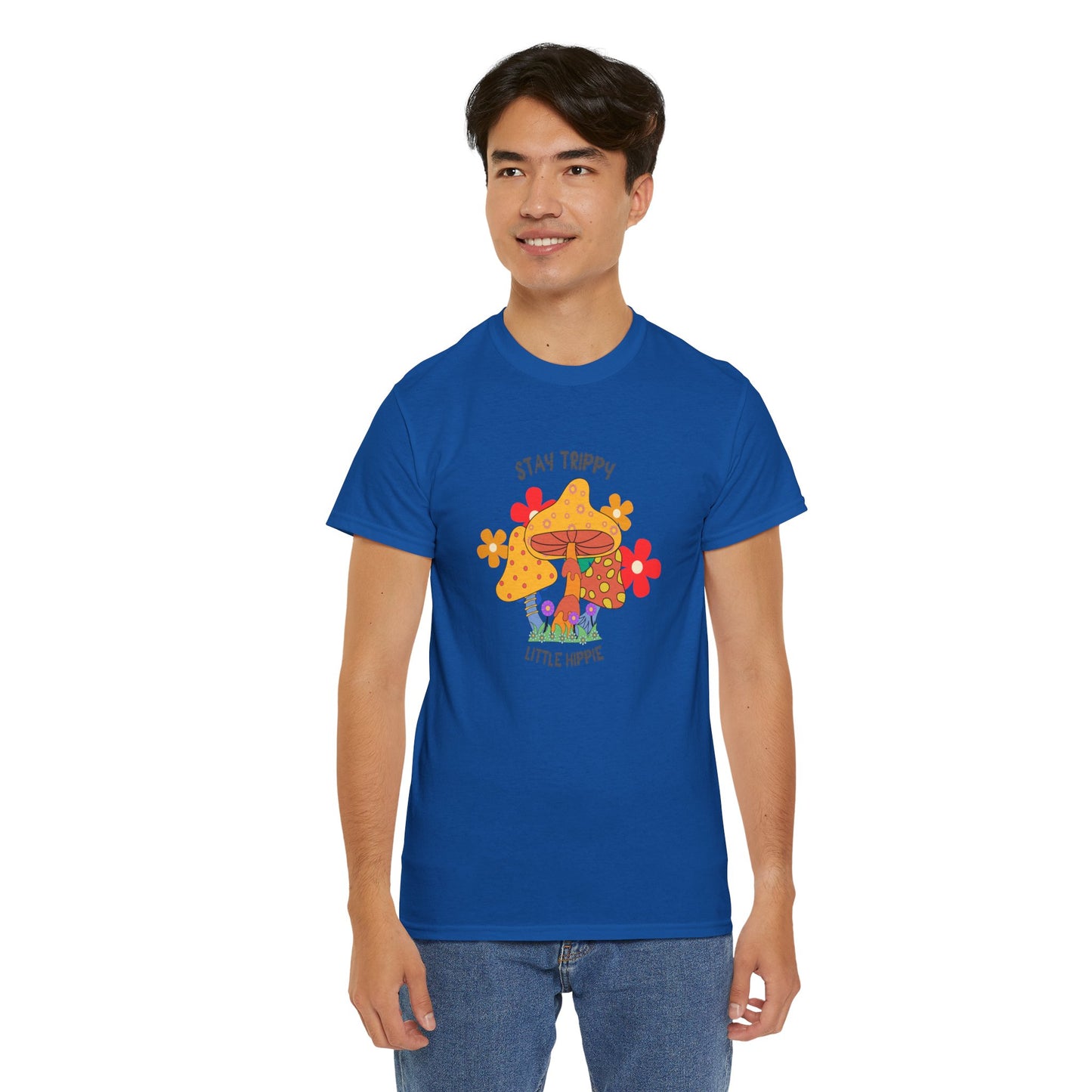Unisex Heavy Cotton Tee-Trippy Hippie