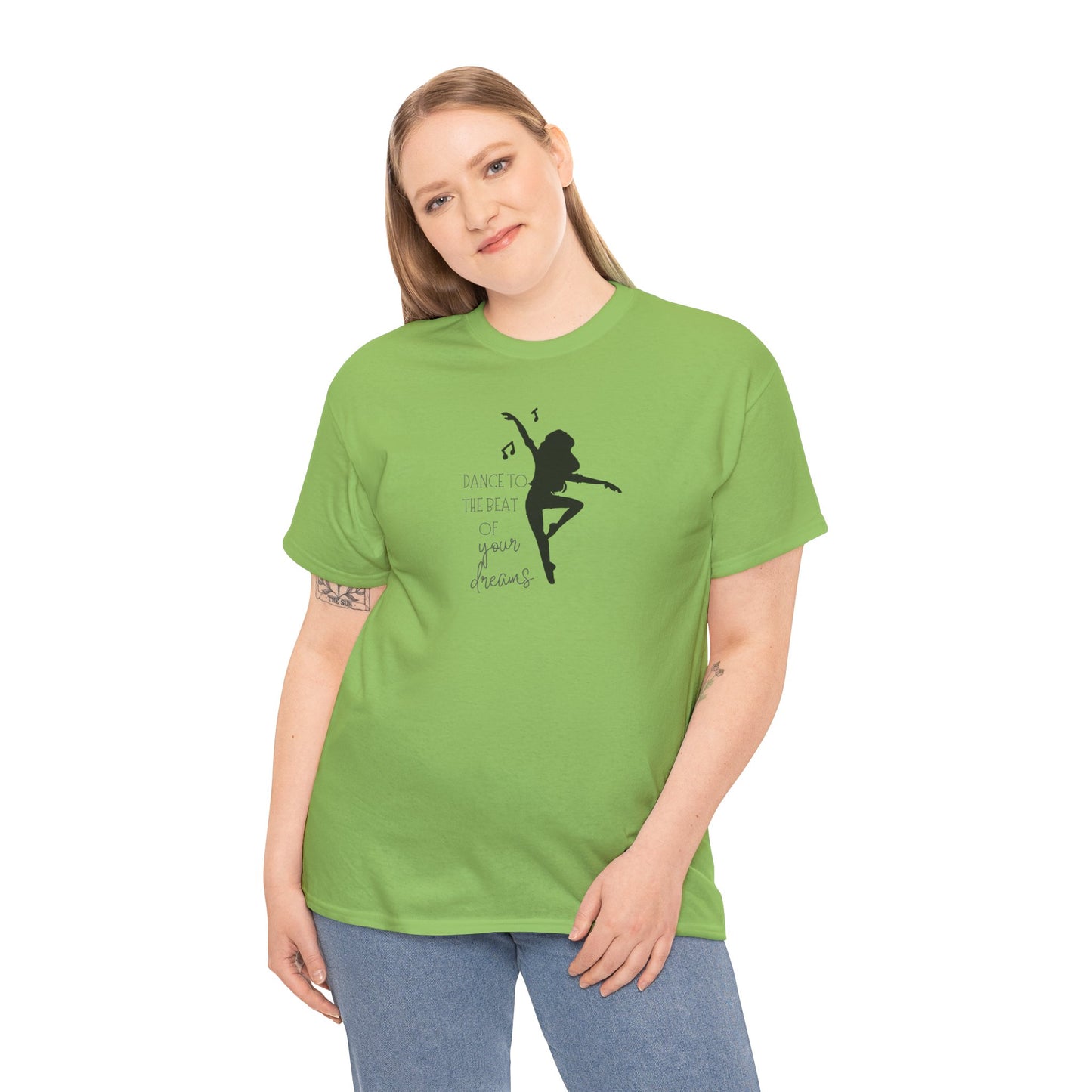 Unisex Heavy Cotton Tee-Dance To The Beat Of Your Dreams