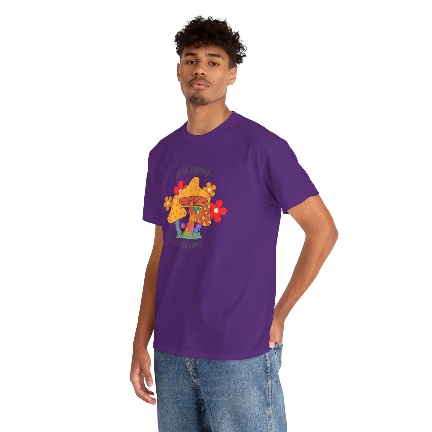 Unisex Heavy Cotton Tee-Trippy Hippie