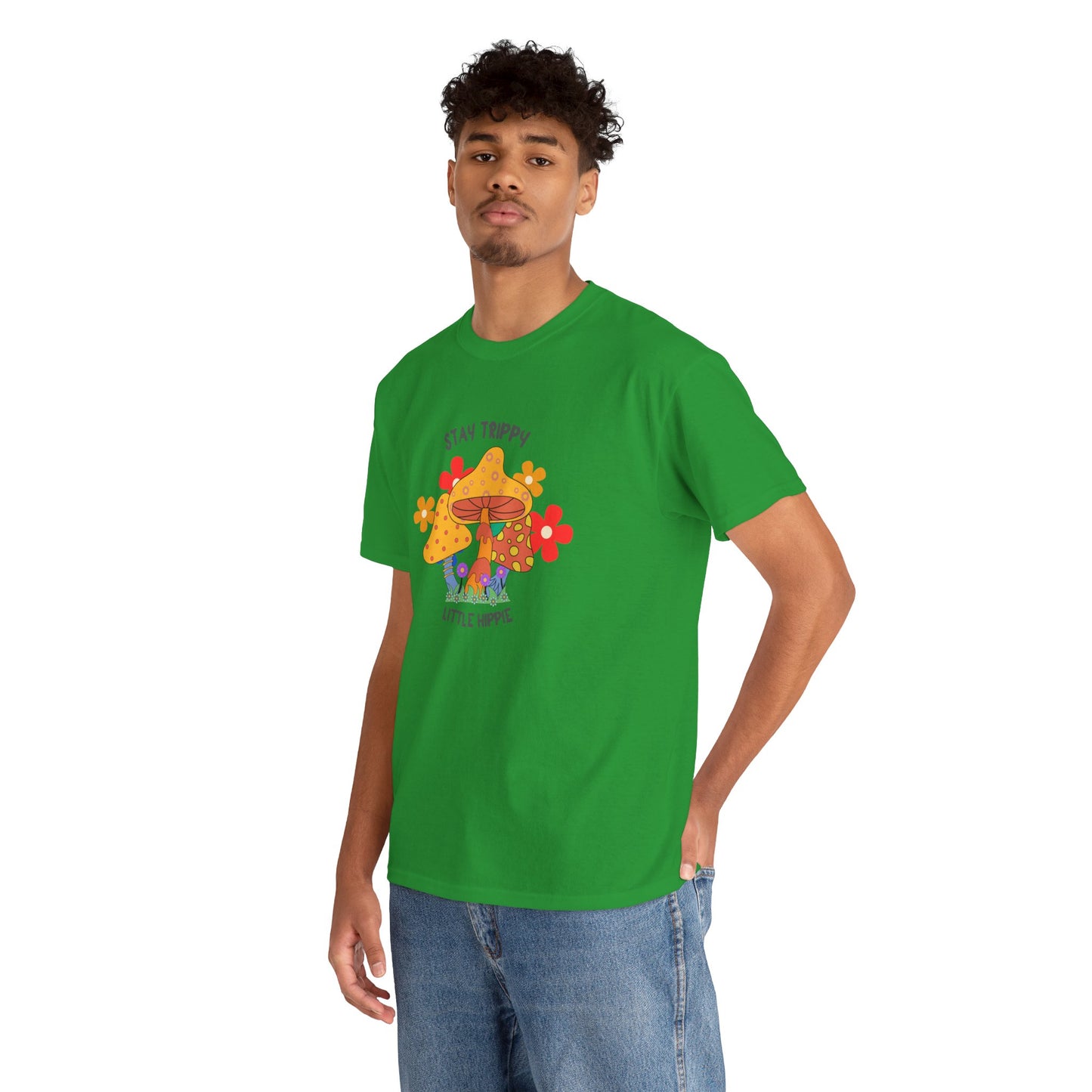 Unisex Heavy Cotton Tee-Trippy Hippie