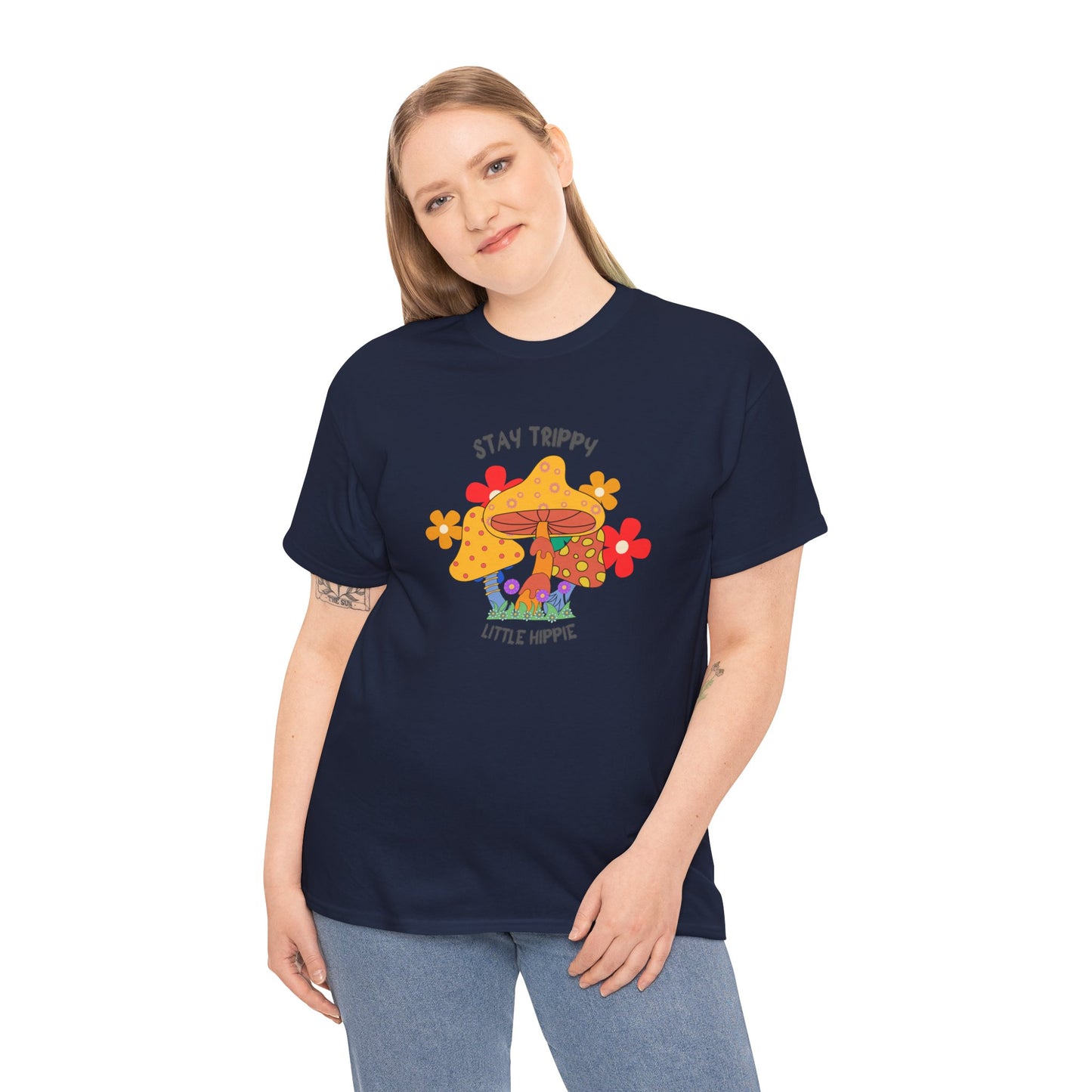 Unisex Heavy Cotton Tee-Trippy Hippie