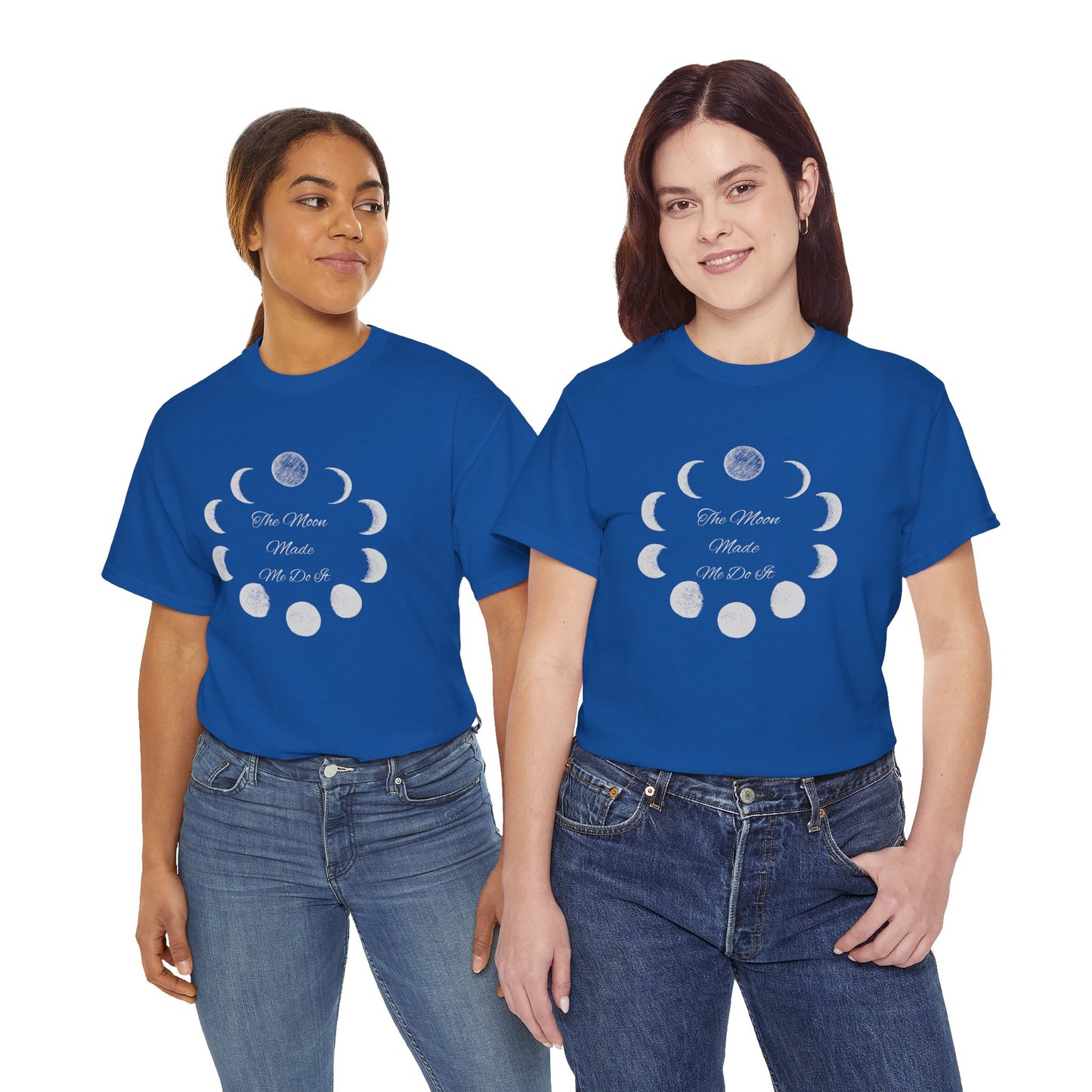 Unisex Heavy Cotton Tee-The Moon Made Me Do It