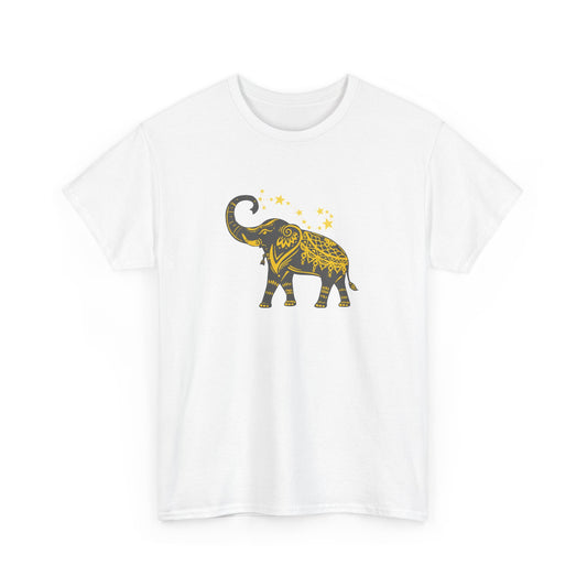 Unisex Heavy Cotton Tee-Lucky Trunk Up