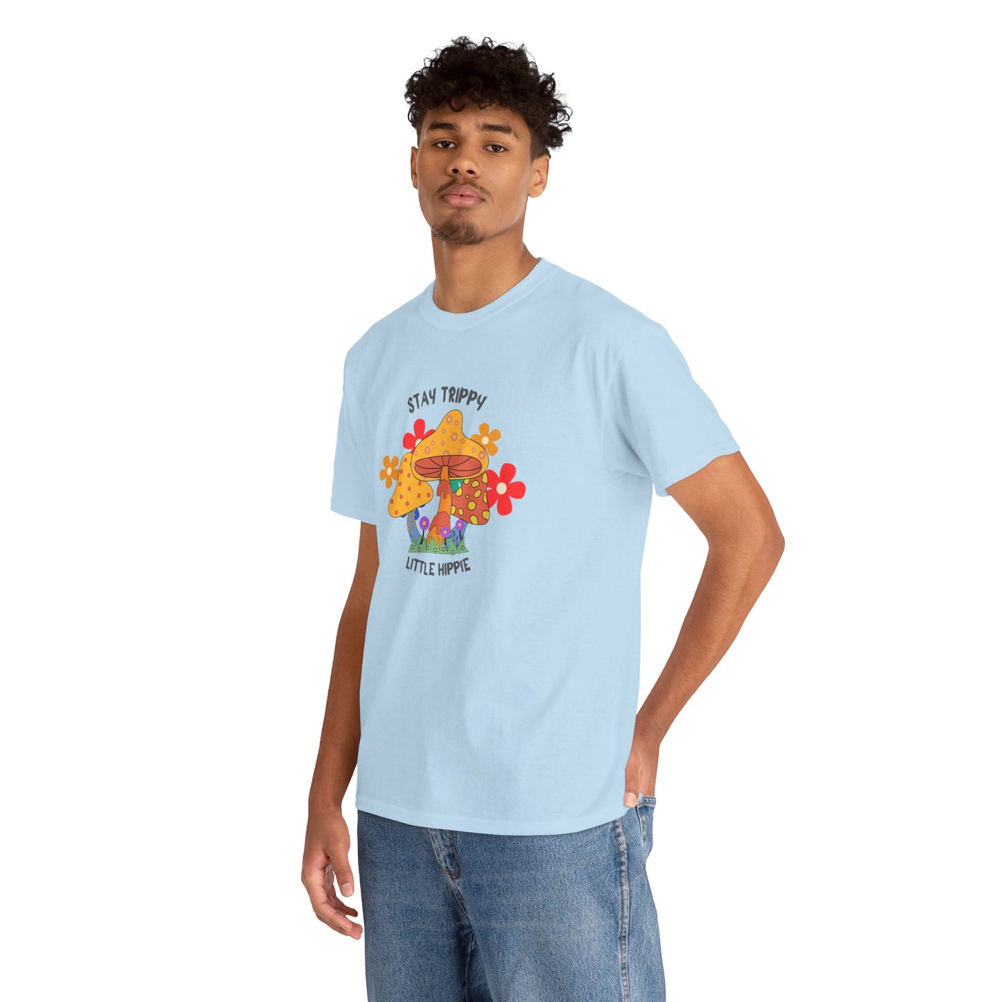 Unisex Heavy Cotton Tee-Trippy Hippie