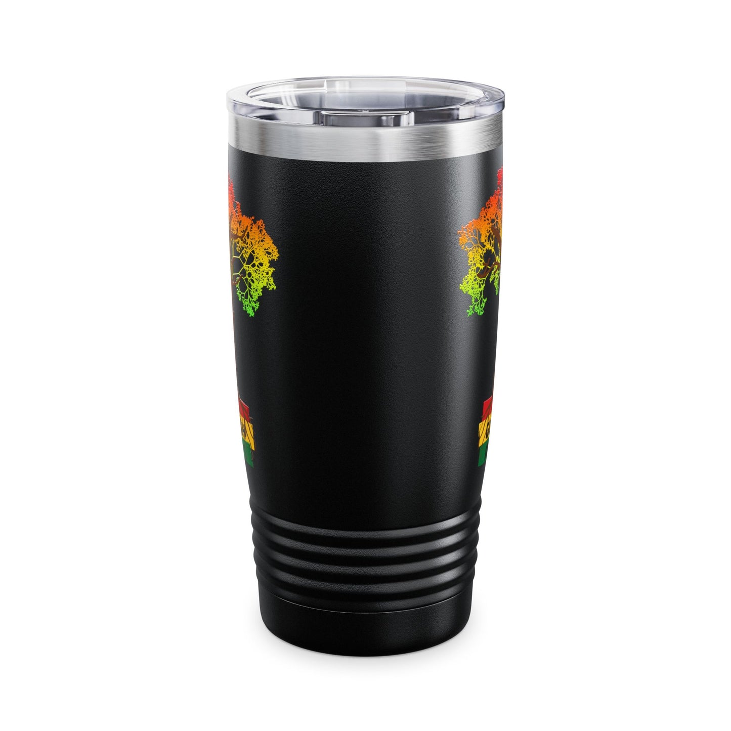 Colorful Ringneck Gullah RootsTumbler - 20oz Travel Mug, Eco-Friendly Drinkware, Perfect for Outdoor Adventures, Gifts for Nature Lovers, Rasta Vibes