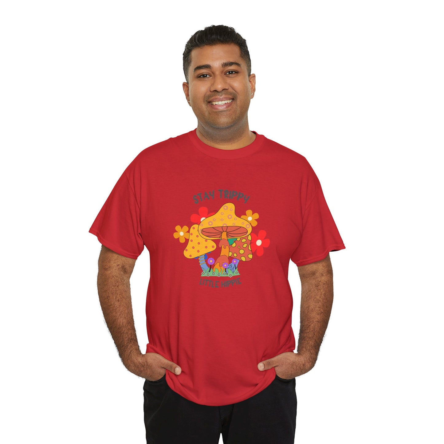 Unisex Heavy Cotton Tee-Trippy Hippie