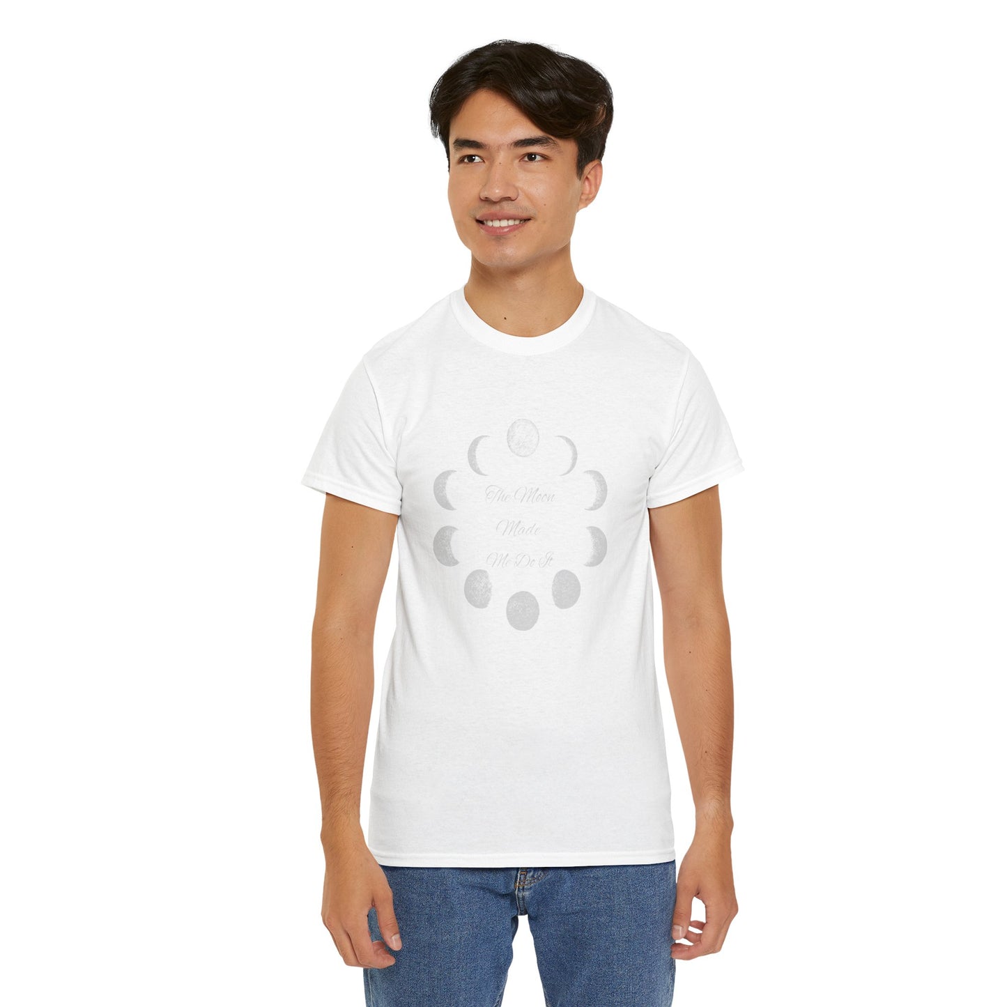 Unisex Heavy Cotton Tee-The Moon Made Me Do It