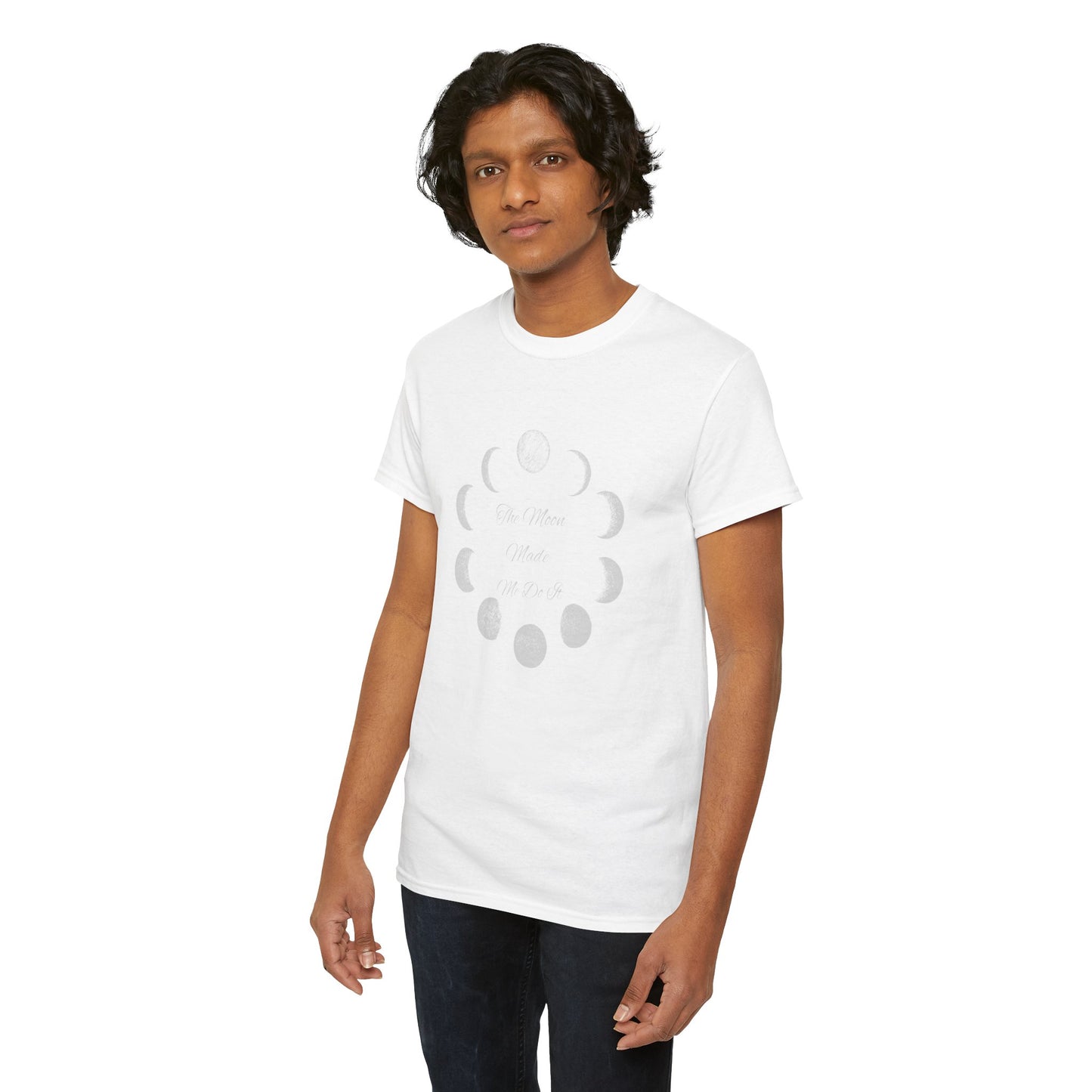 Unisex Heavy Cotton Tee-The Moon Made Me Do It