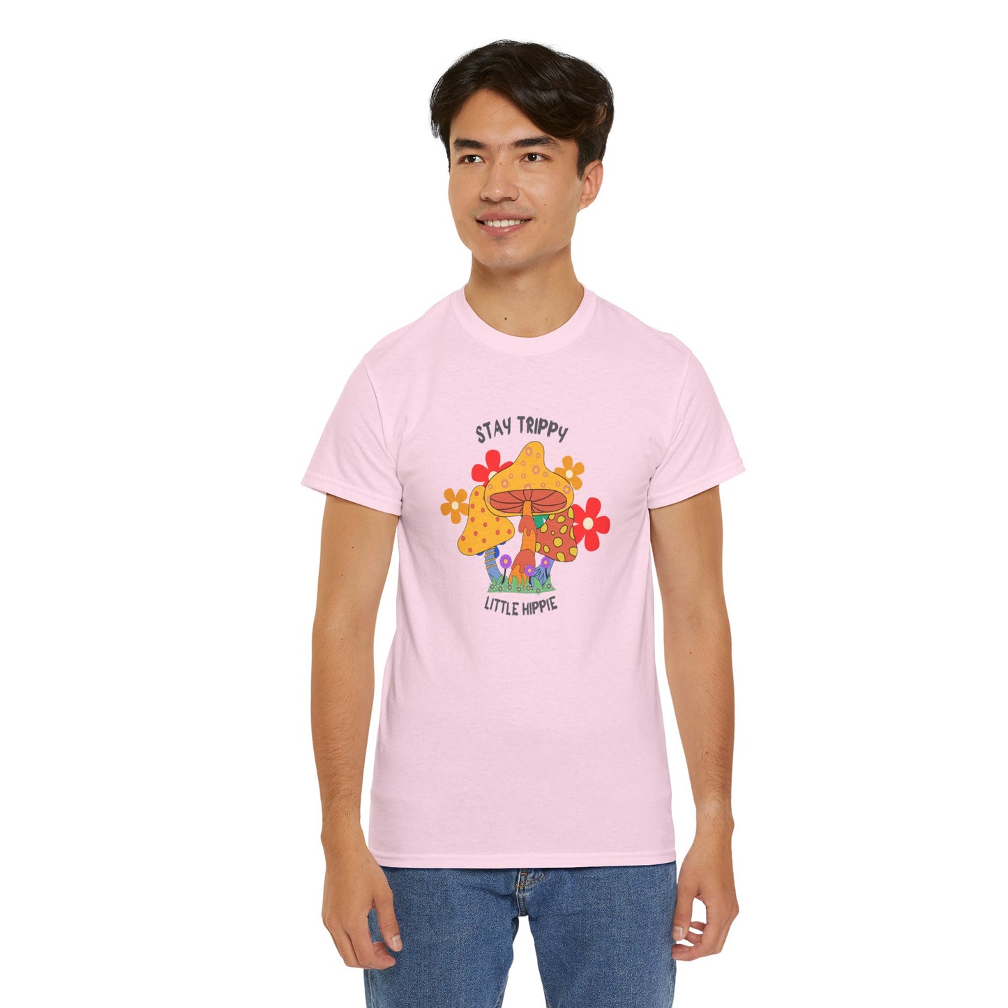 Unisex Heavy Cotton Tee-Trippy Hippie
