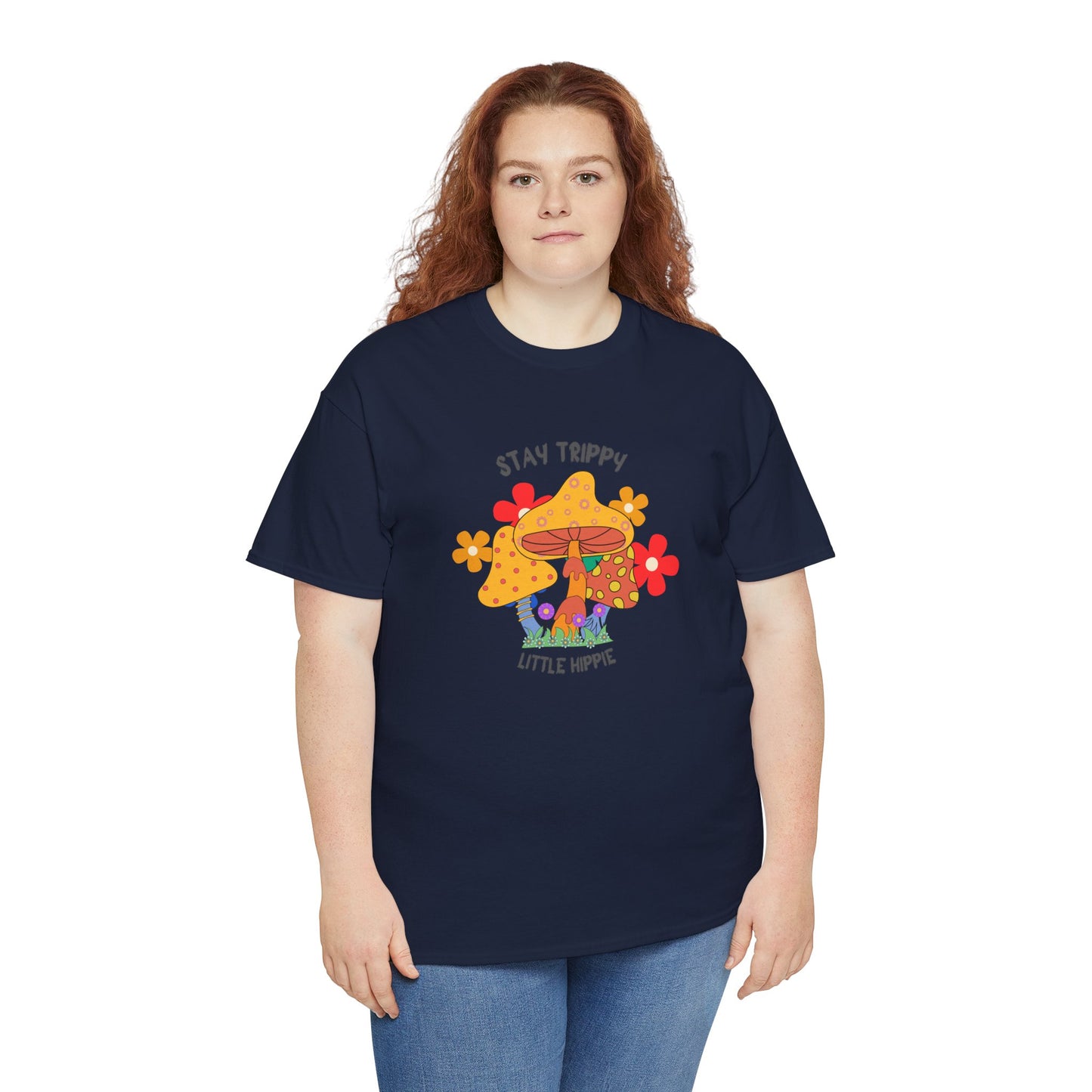 Unisex Heavy Cotton Tee-Trippy Hippie