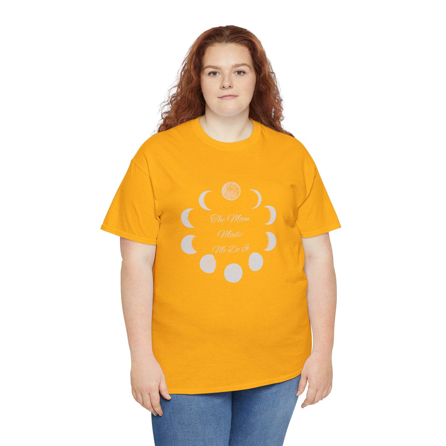 Unisex Heavy Cotton Tee-The Moon Made Me Do It
