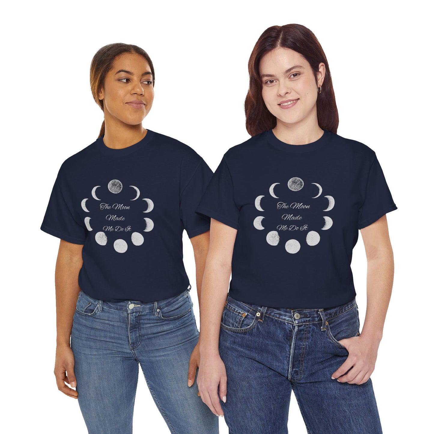 Unisex Heavy Cotton Tee-The Moon Made Me Do It