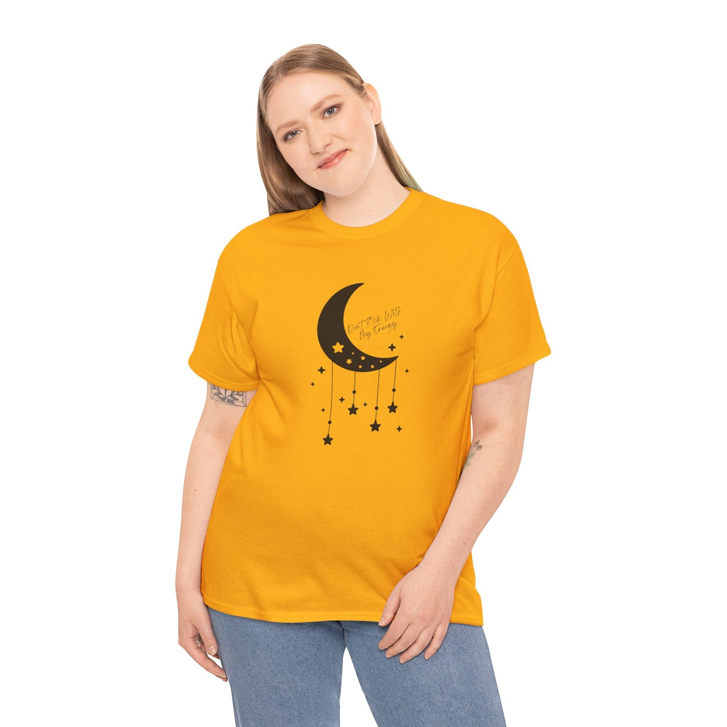 Unisex Heavy Cotton Tee-Don't F*ck With My Energy