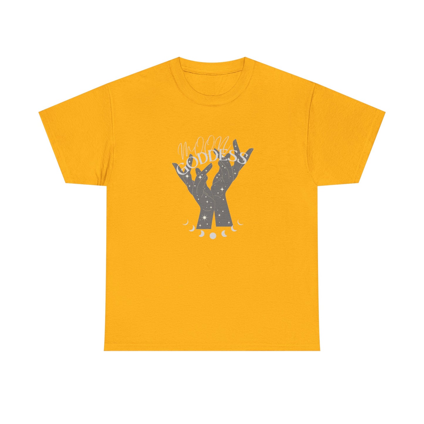 Unisex Heavy Cotton Tee-Moon Goddess 2