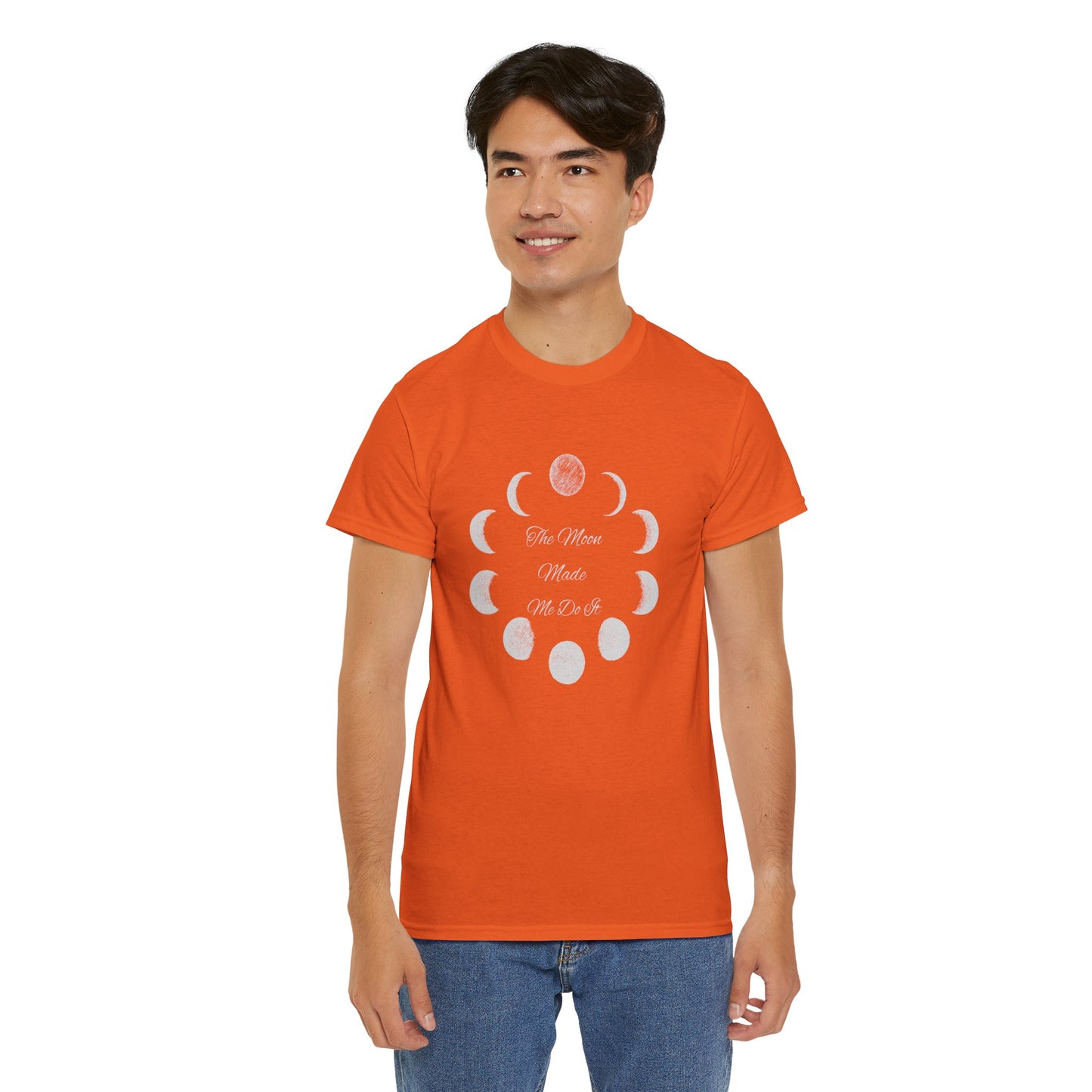 Unisex Heavy Cotton Tee-The Moon Made Me Do It