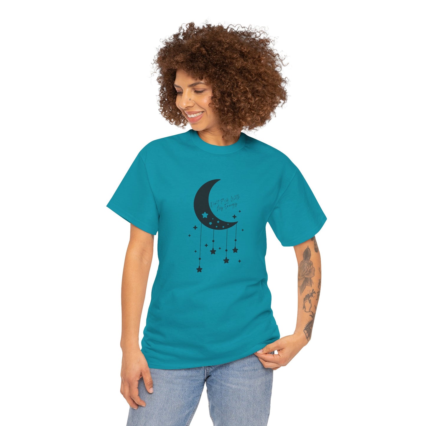 Unisex Heavy Cotton Tee-Don't F*ck With My Energy
