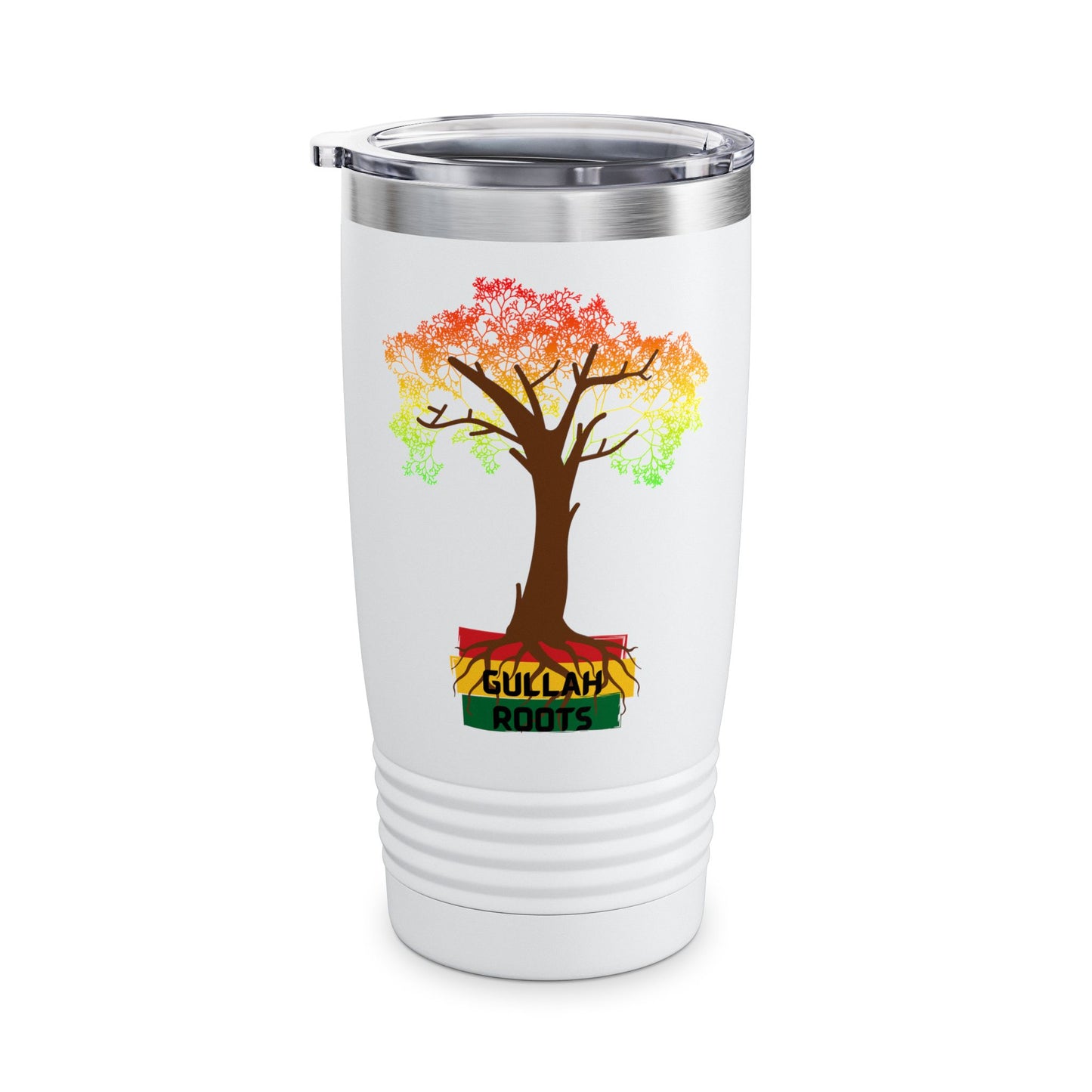 Colorful Ringneck Gullah RootsTumbler - 20oz Travel Mug, Eco-Friendly Drinkware, Perfect for Outdoor Adventures, Gifts for Nature Lovers, Rasta Vibes