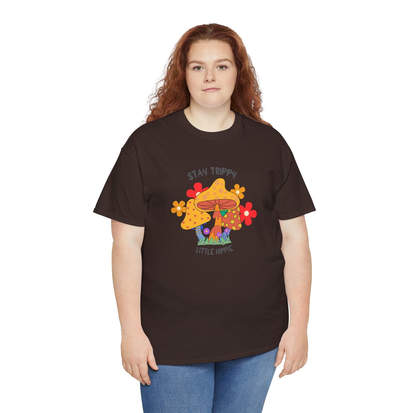 Unisex Heavy Cotton Tee-Trippy Hippie