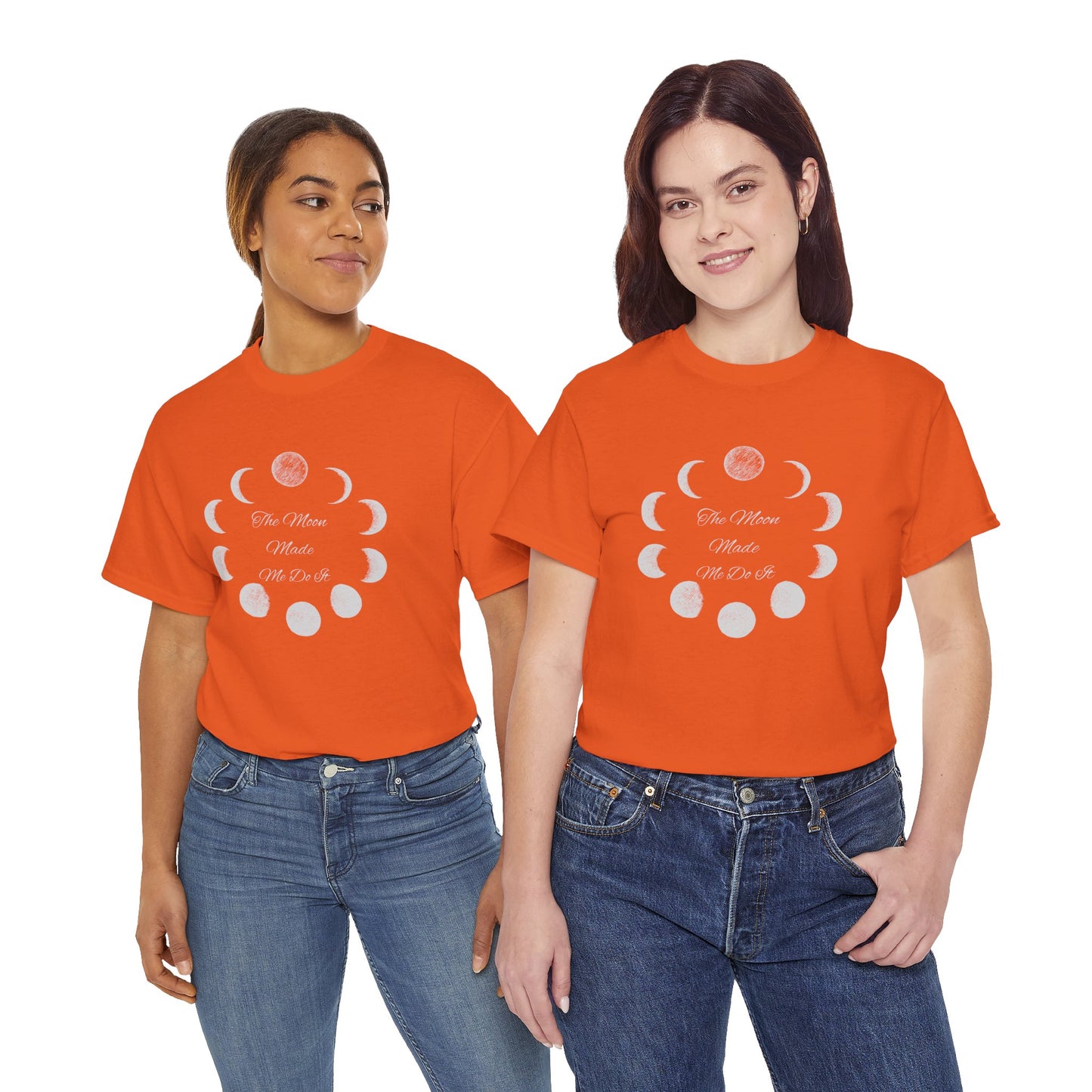 Unisex Heavy Cotton Tee-The Moon Made Me Do It