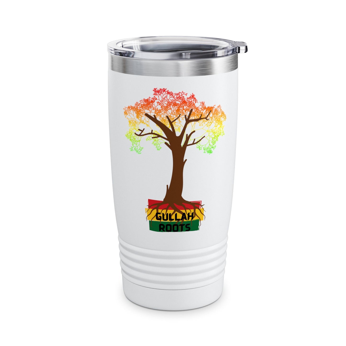 Colorful Ringneck Gullah RootsTumbler - 20oz Travel Mug, Eco-Friendly Drinkware, Perfect for Outdoor Adventures, Gifts for Nature Lovers, Rasta Vibes