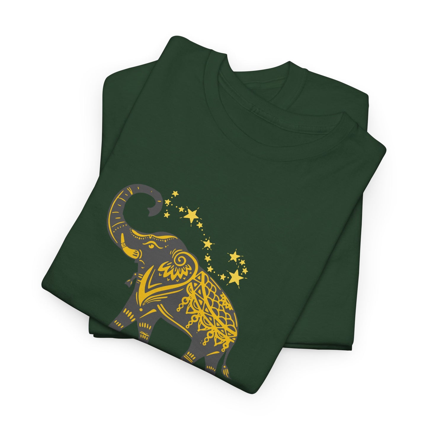 Unisex Heavy Cotton Tee-Lucky Trunk Up