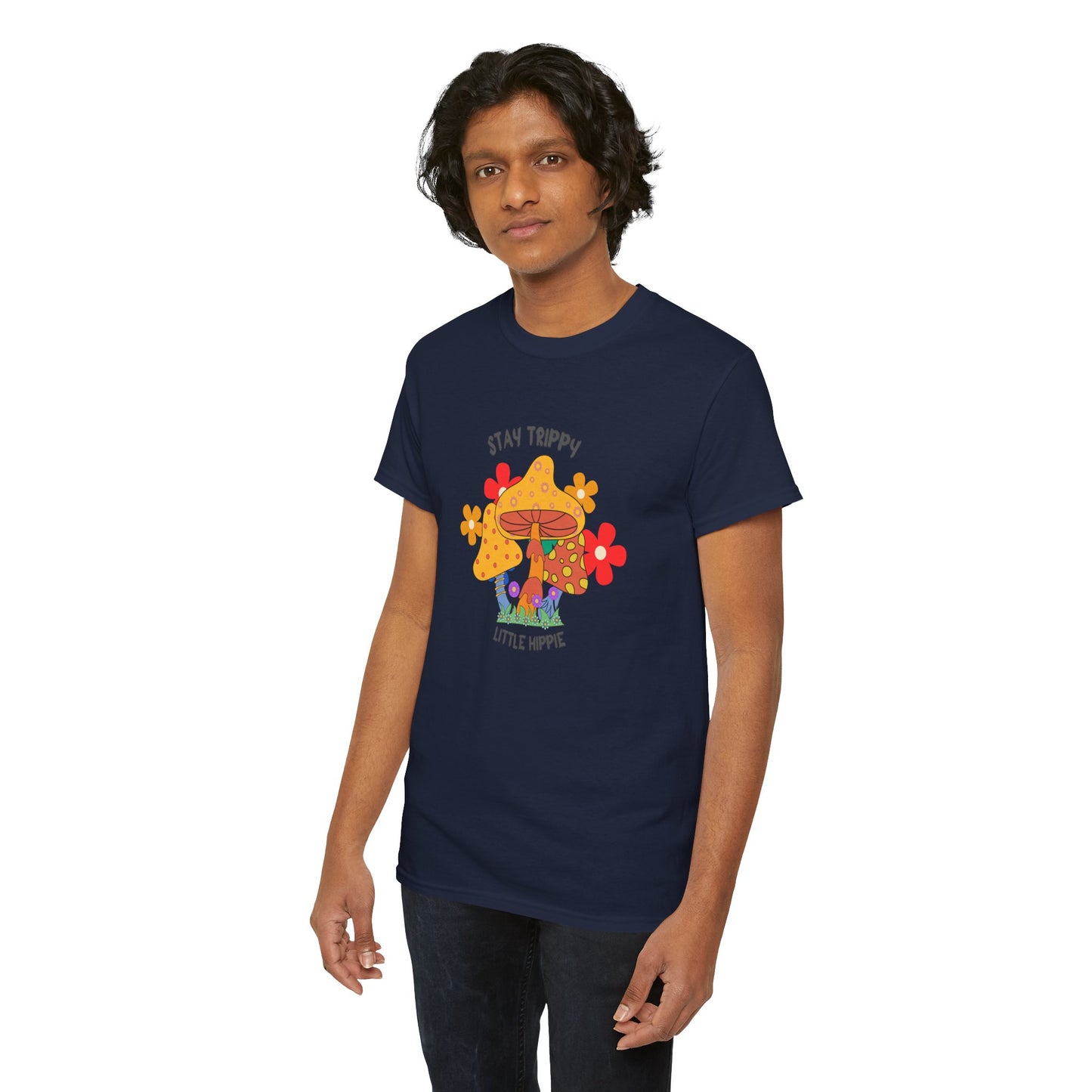 Unisex Heavy Cotton Tee-Trippy Hippie