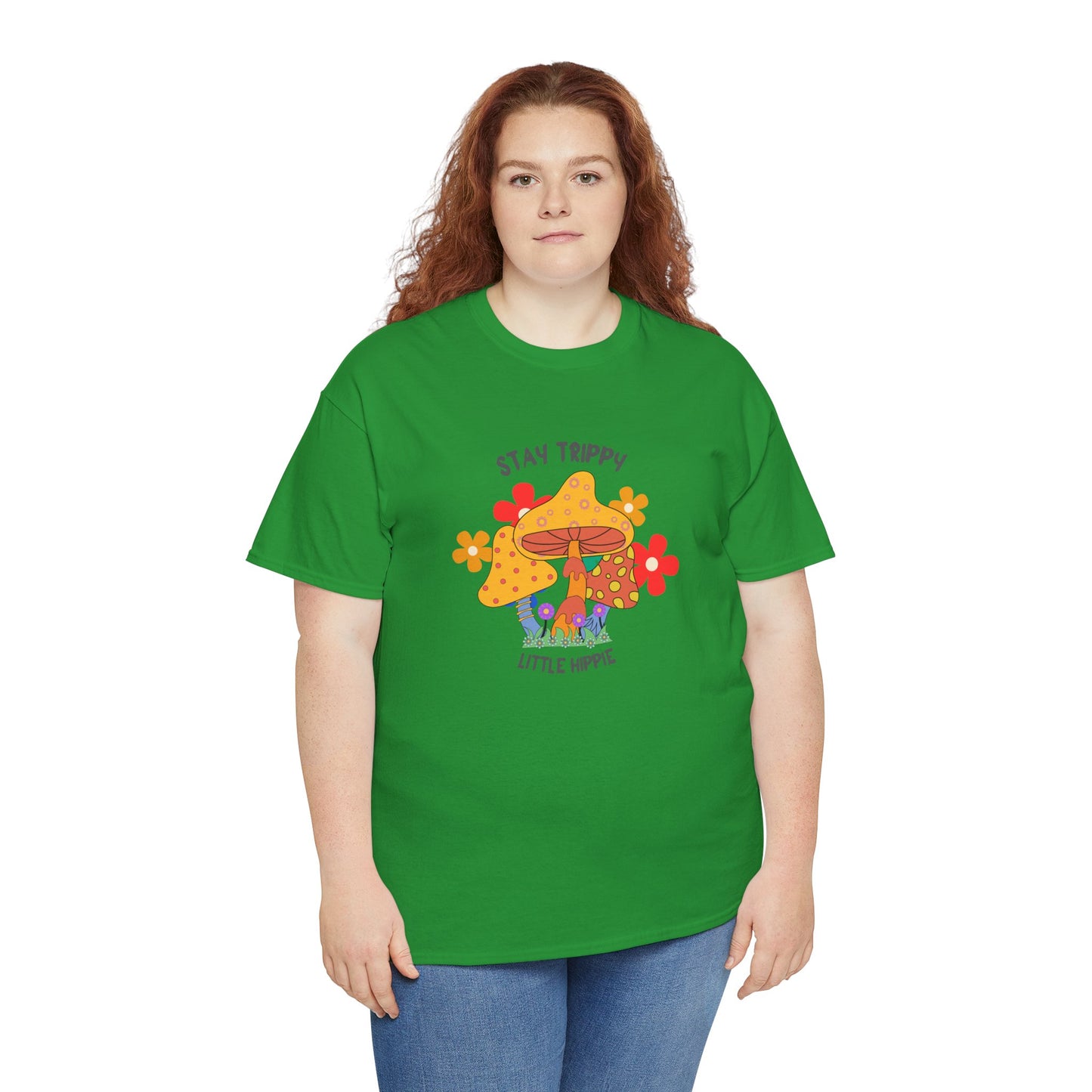 Unisex Heavy Cotton Tee-Trippy Hippie