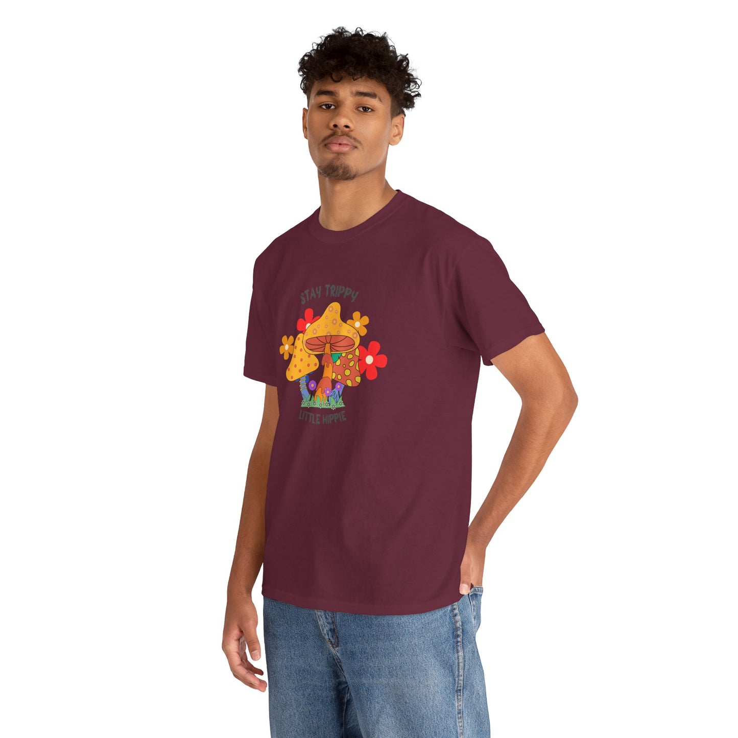 Unisex Heavy Cotton Tee-Trippy Hippie