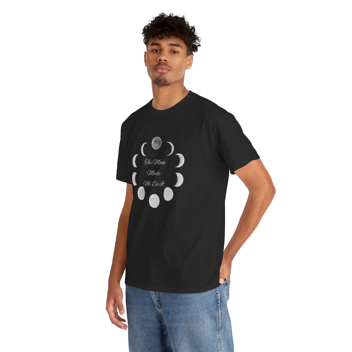 Unisex Heavy Cotton Tee-The Moon Made Me Do It