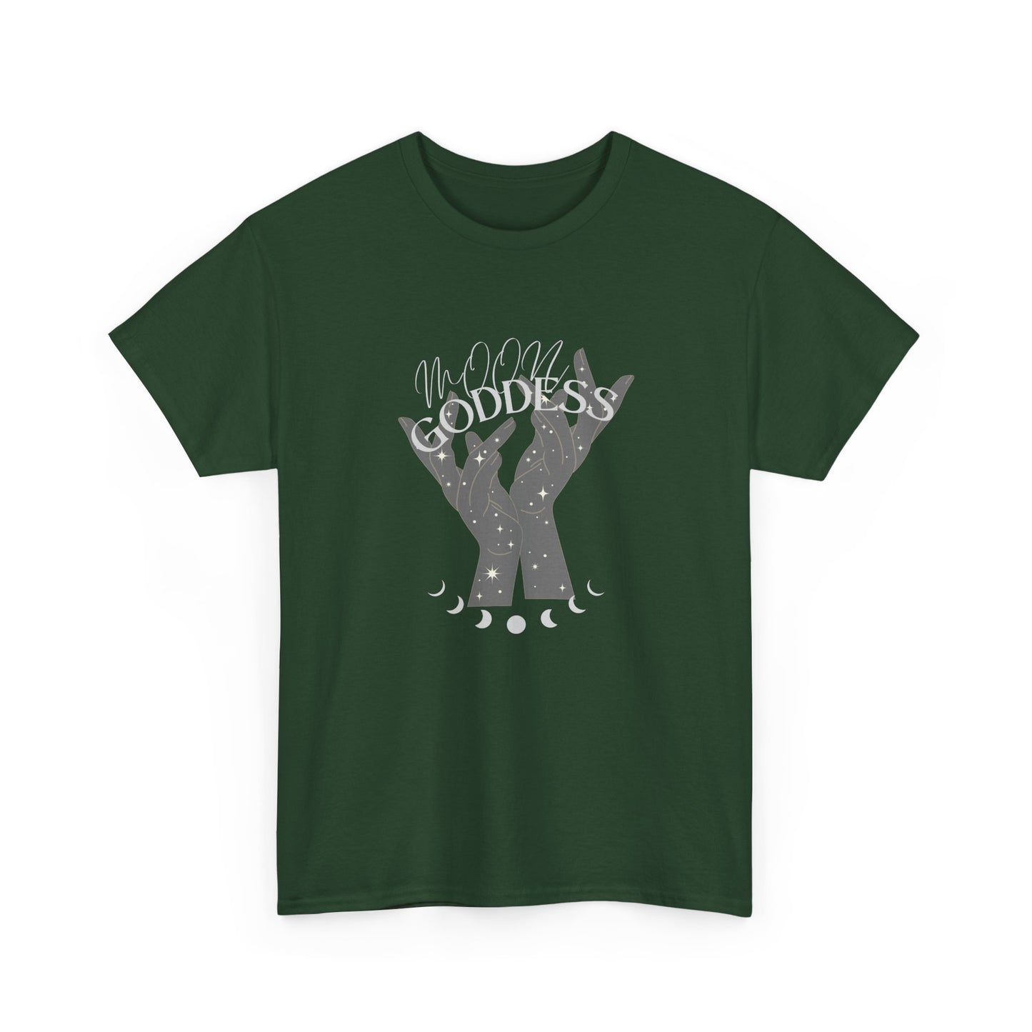 Unisex Heavy Cotton Tee-Moon Goddess 2