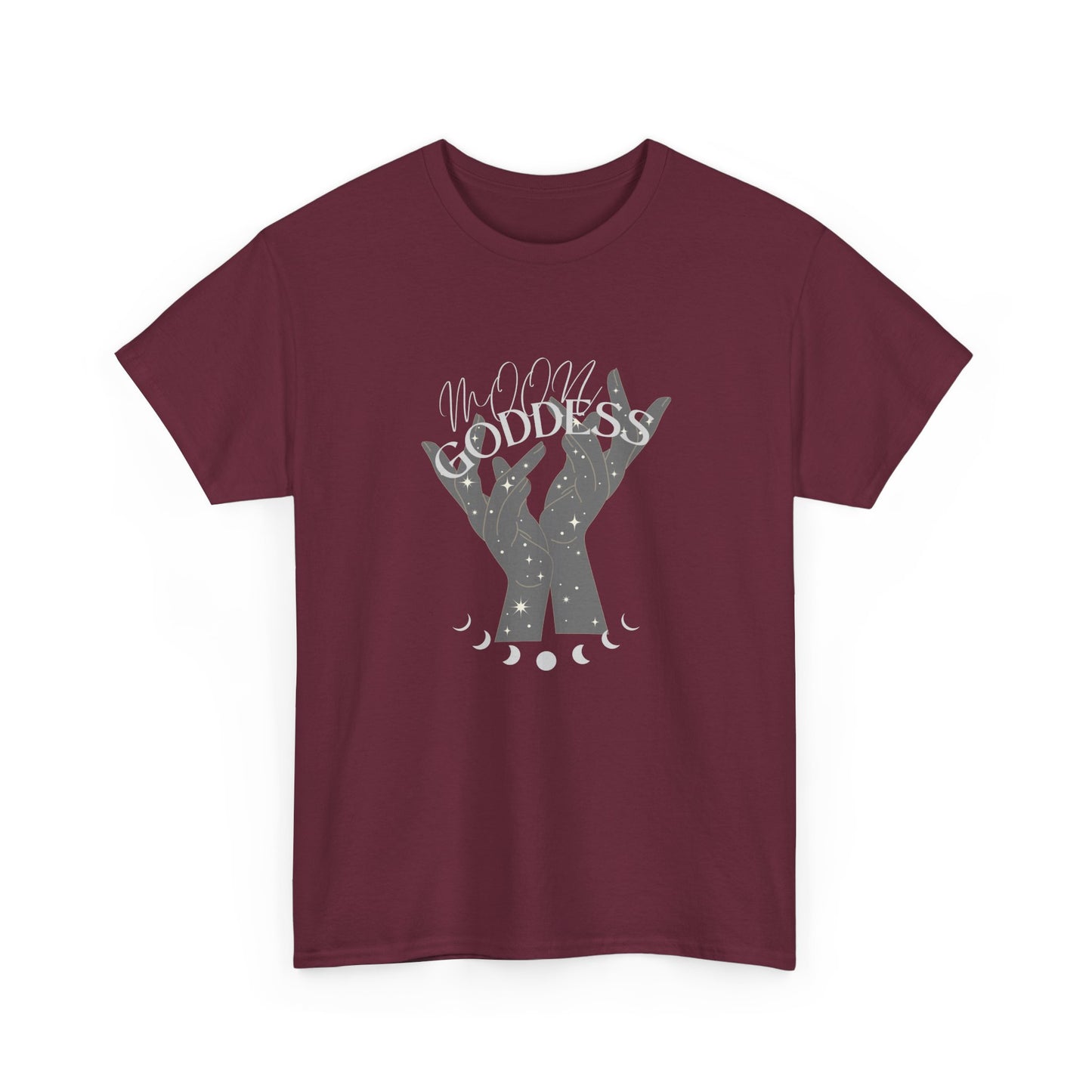 Unisex Heavy Cotton Tee-Moon Goddess 2