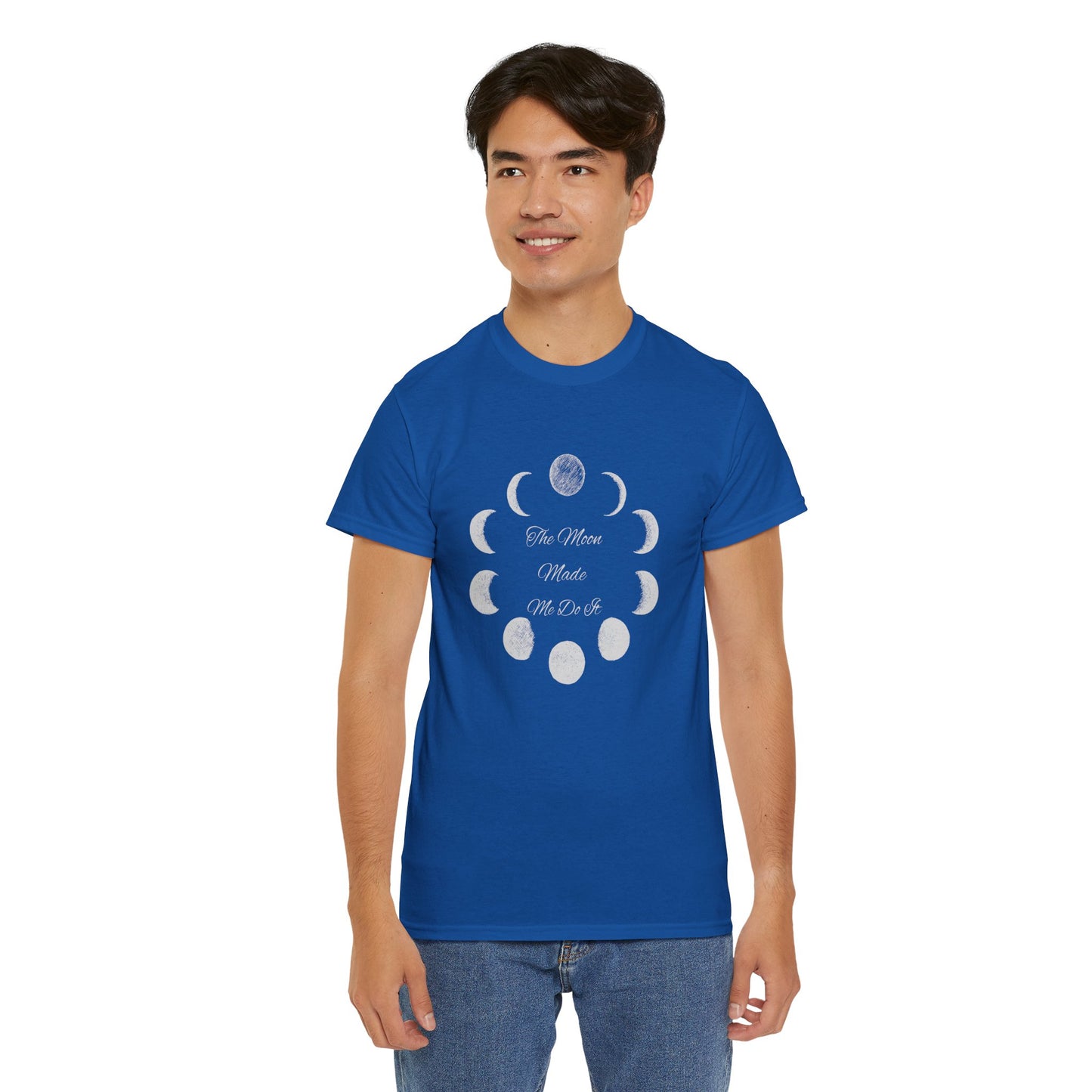 Unisex Heavy Cotton Tee-The Moon Made Me Do It