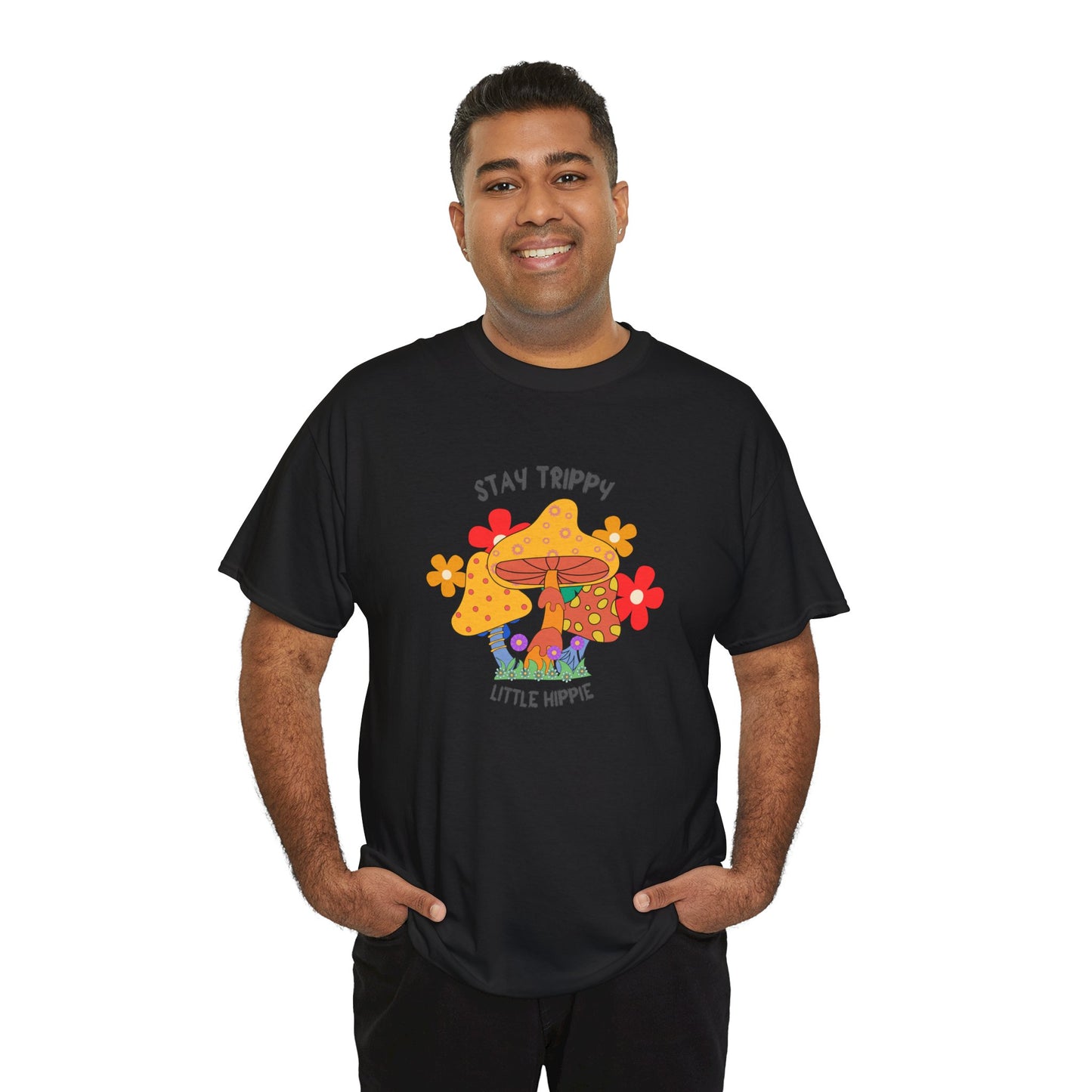 Unisex Heavy Cotton Tee-Trippy Hippie