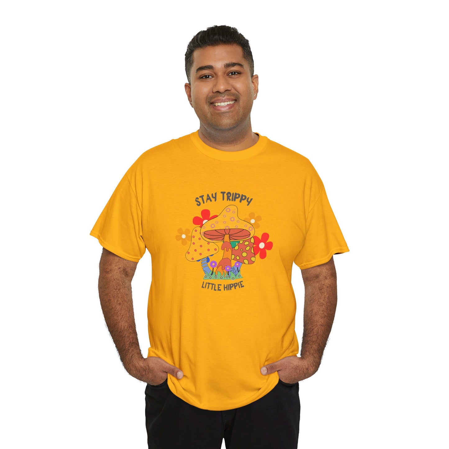 Unisex Heavy Cotton Tee-Trippy Hippie