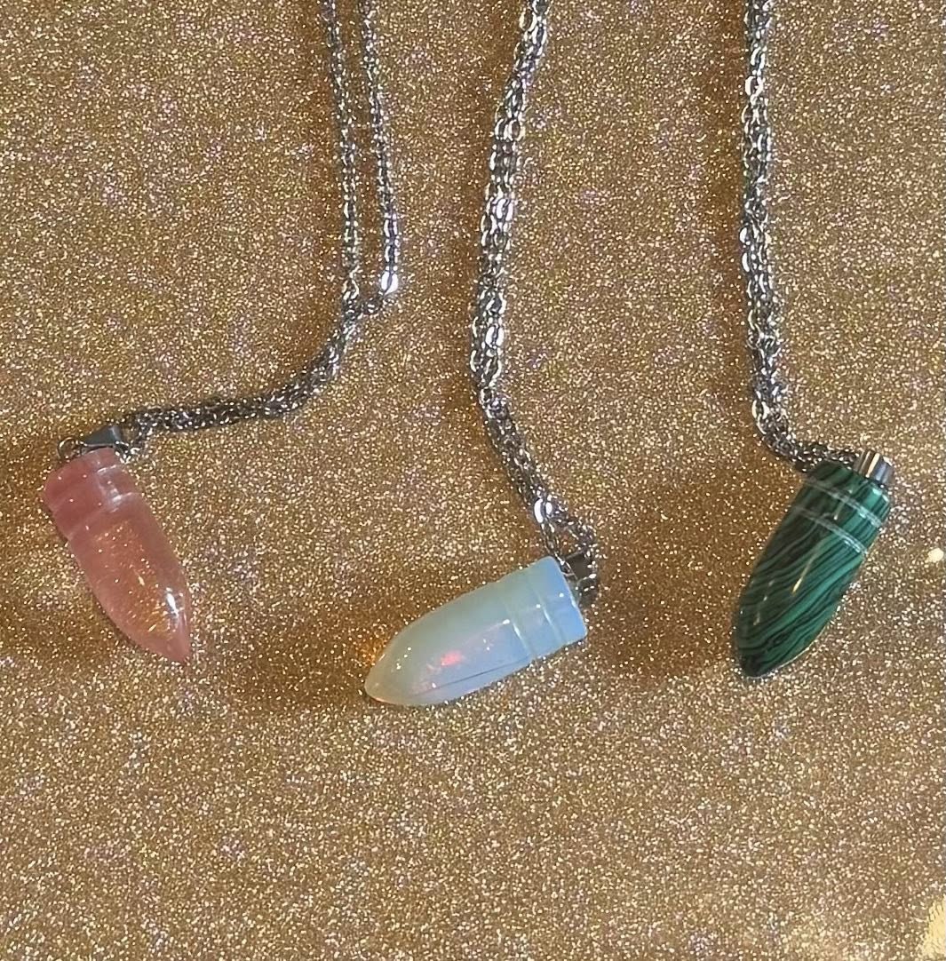 Crystal Bullet Necklace
