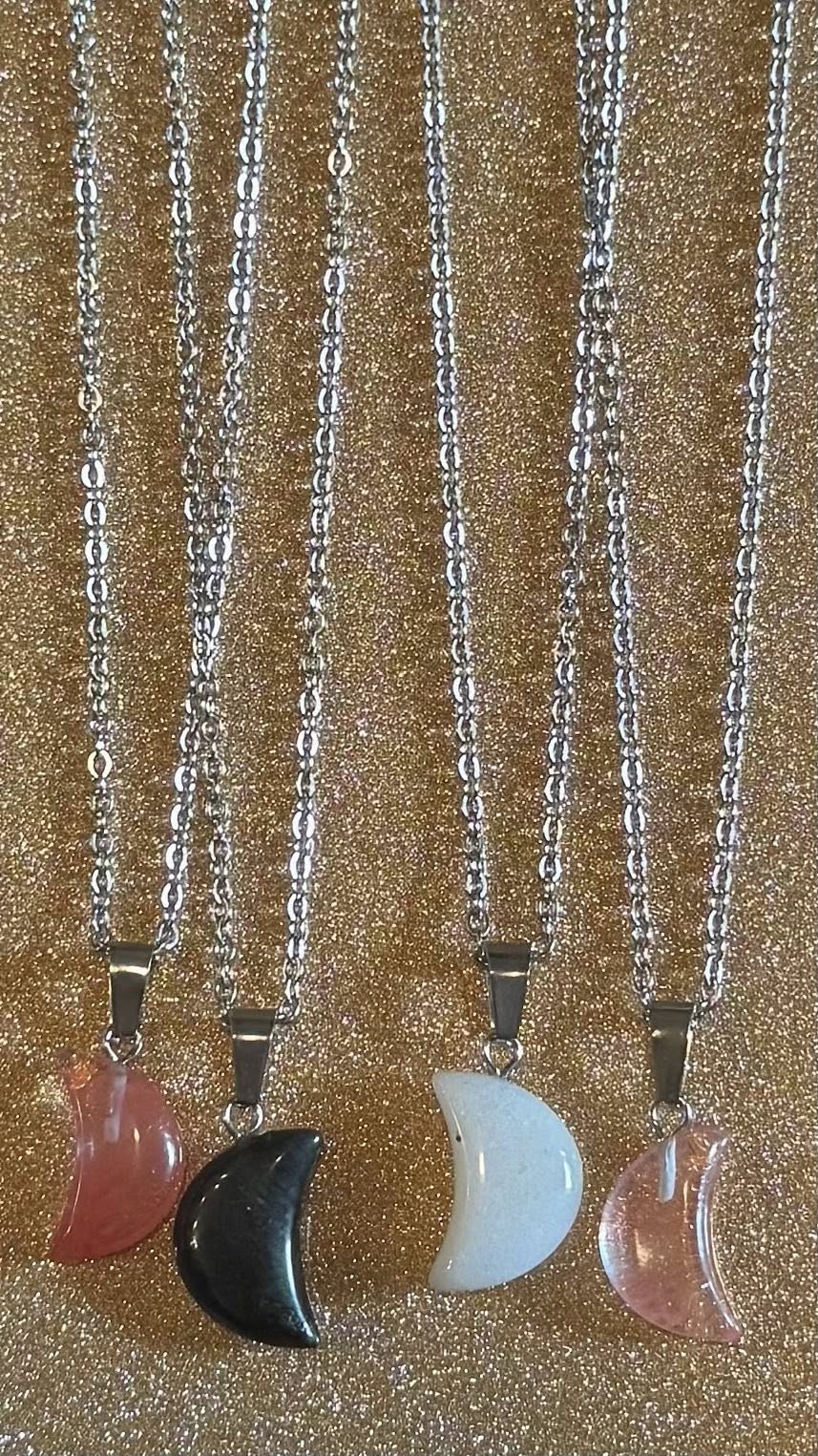 Crystal Moon Necklace