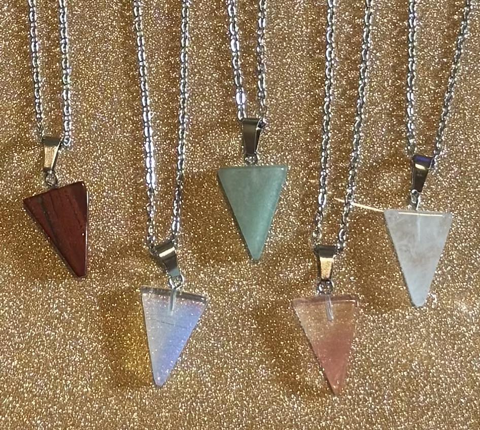Crystal Spear Necklace