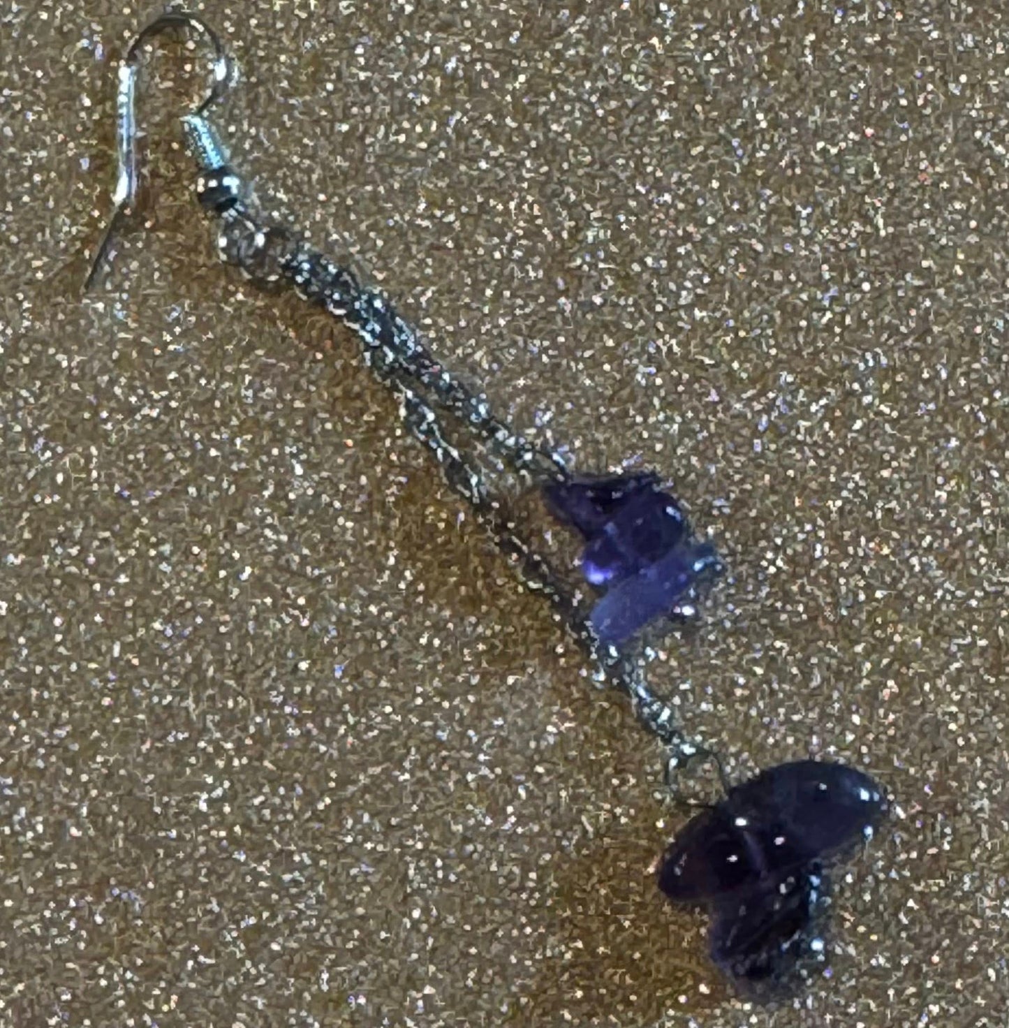 Crystal Chain Dangle Earrings