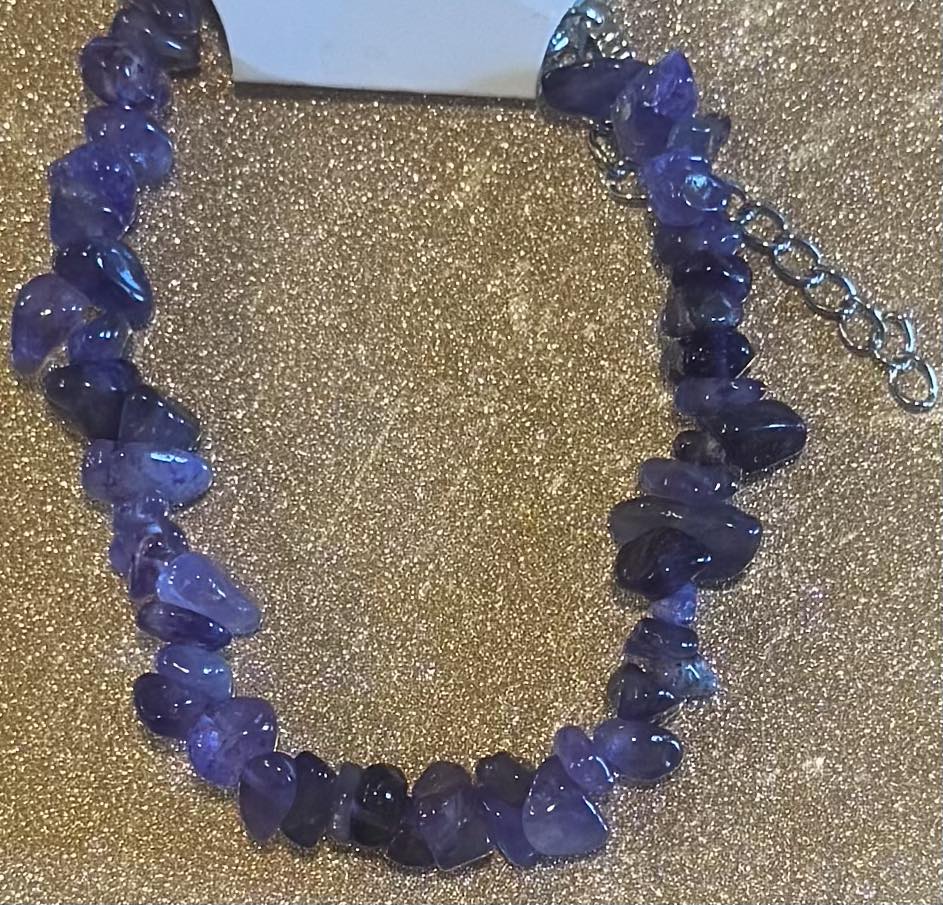 Crystal Chipped Anklet