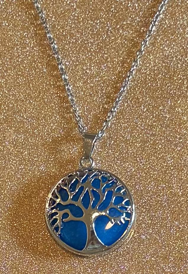 Tree of Life Crystal Necklace