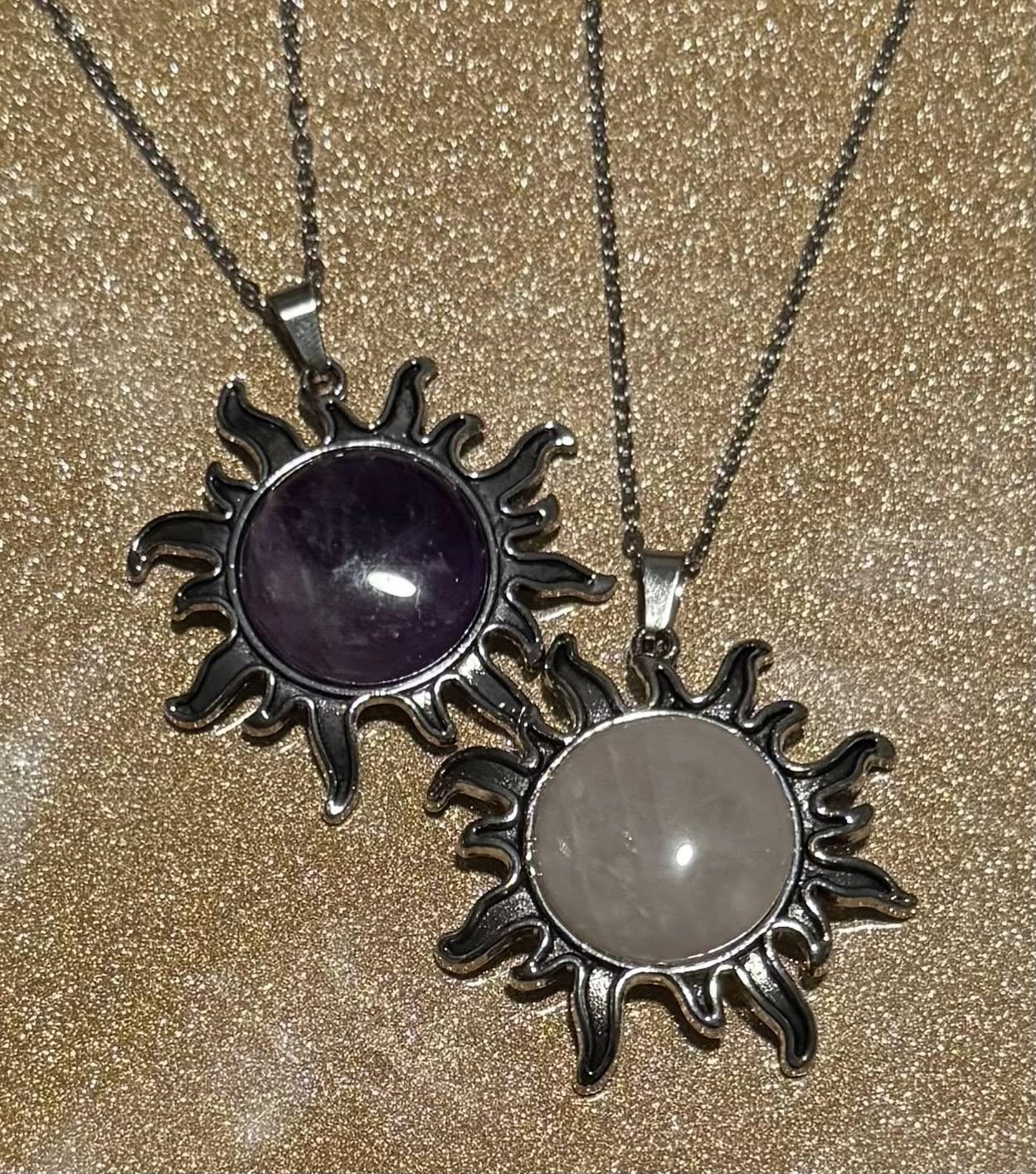 Crystal Sun Necklace